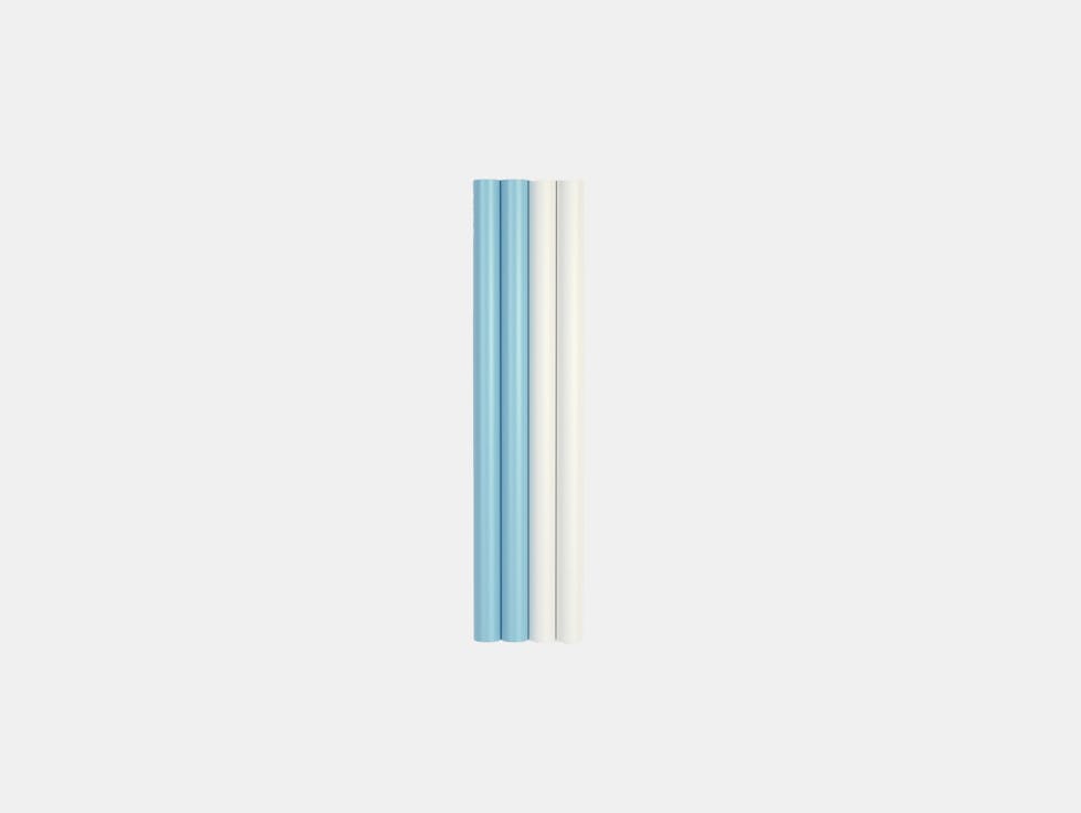 Atelier areti elements parallel tubes wall light blue white