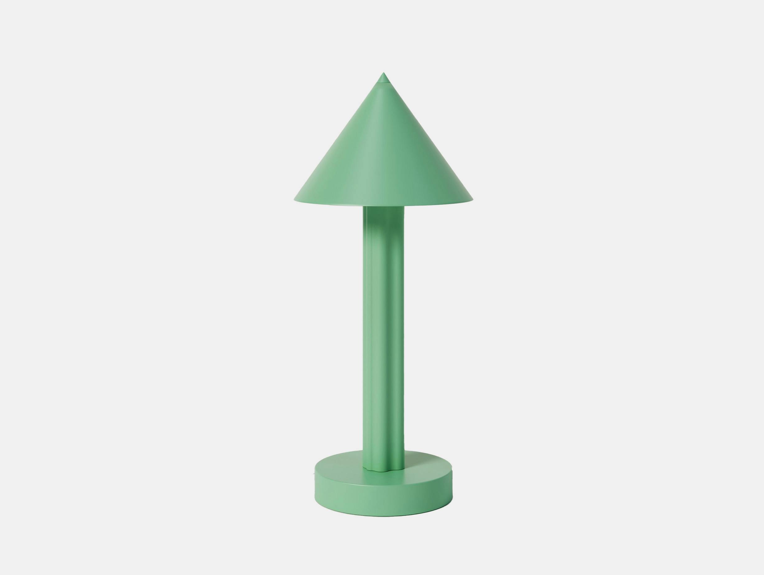 Atelier areti elements profiles cone desk light green