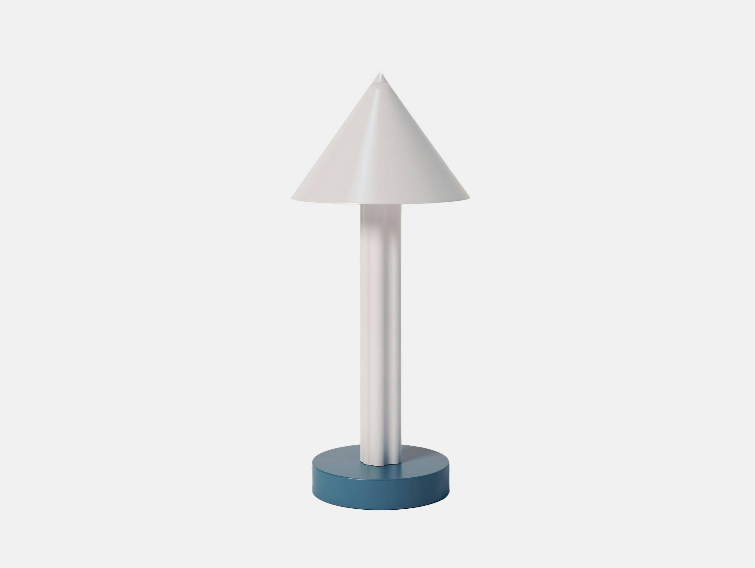 Atelier areti elements profiles cone desk white blue
