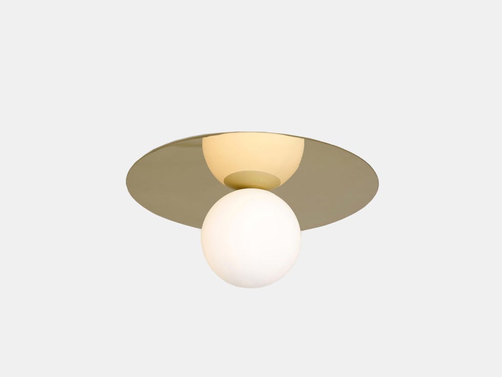 Atelier areti plate and sphere ceiling light gwendolyn guillane kerschbaumer small