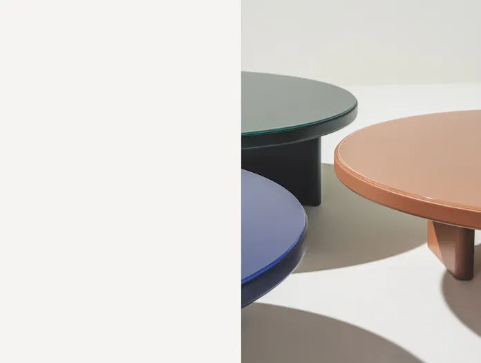 Roopa Coffee Table, Round | Viaduct Furniture