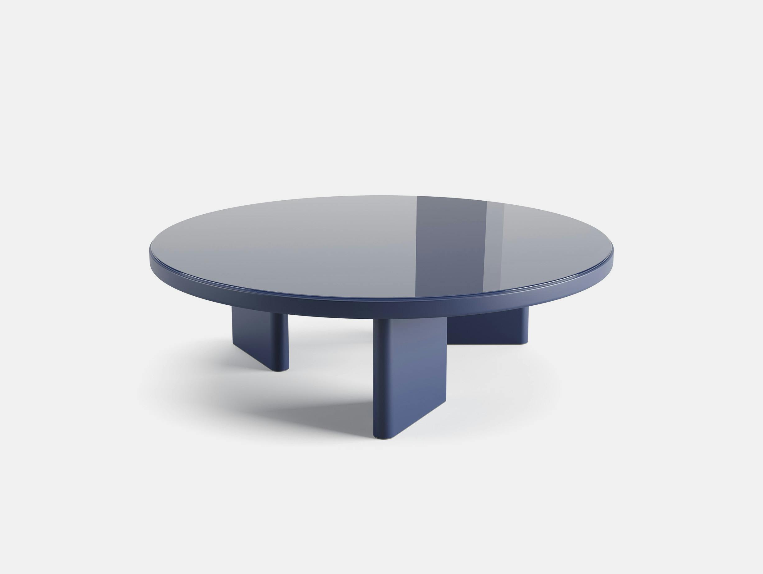 Arper Doshi Levien Roopa Coffee Table Round V76 Midnight Blue 1