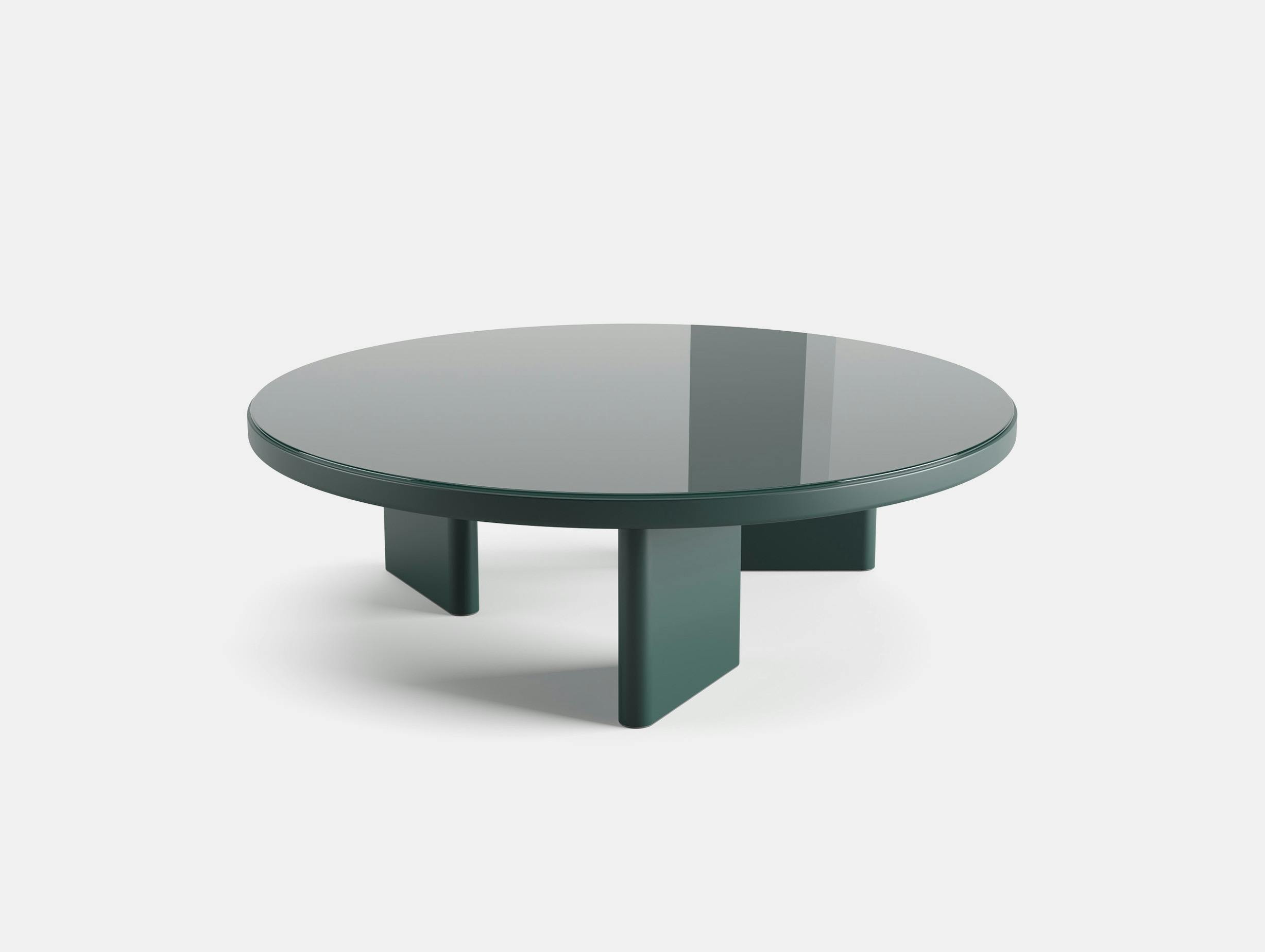 Arper Doshi Levien Roopa Coffee Table Round V77 Forest Green 1