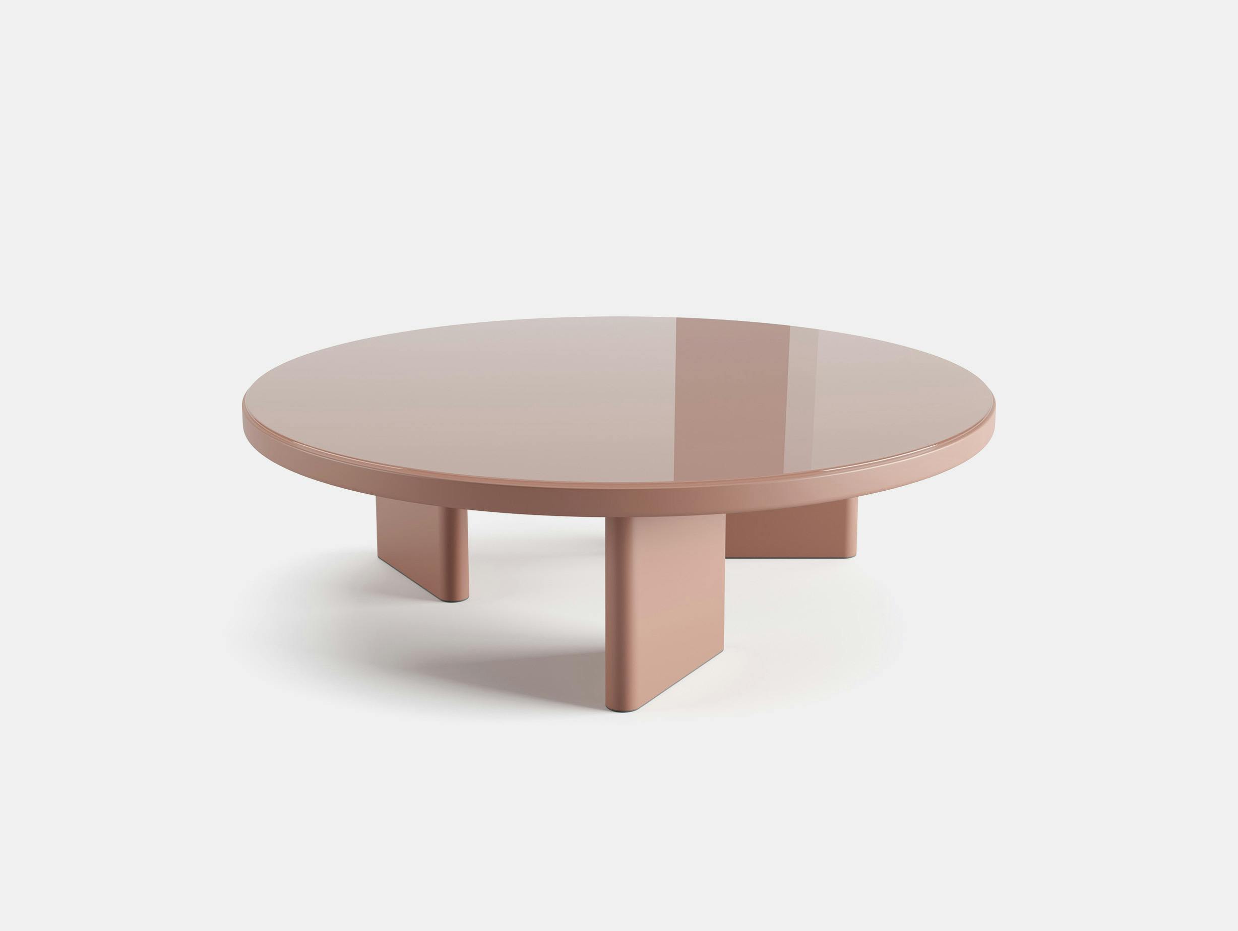 Arper Doshi Levien Roopa Coffee Table Round V78 Pink Jaipur 1