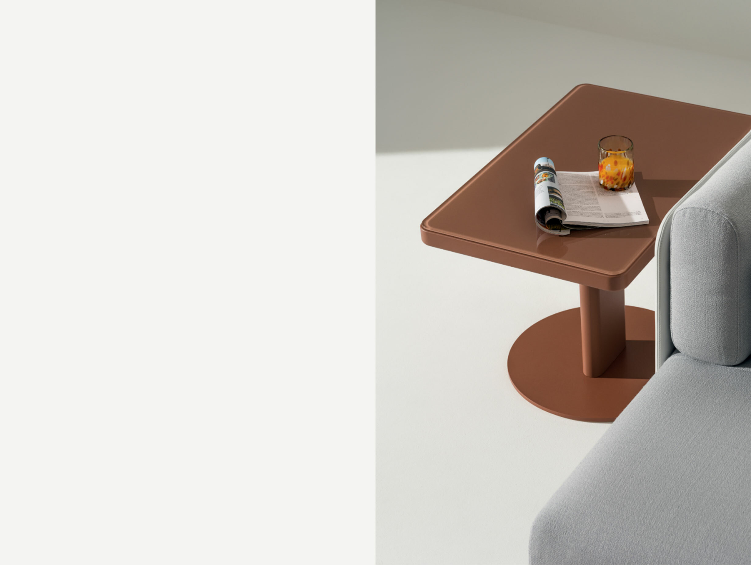 Arper Doshi Levien Roopa Side Table Rectangular Lifestyle 2