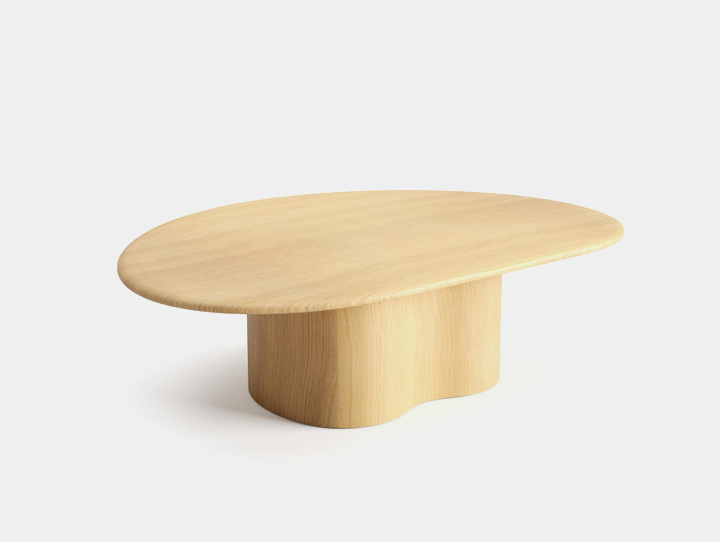 Arper ghia table central base 30 L22 OAK