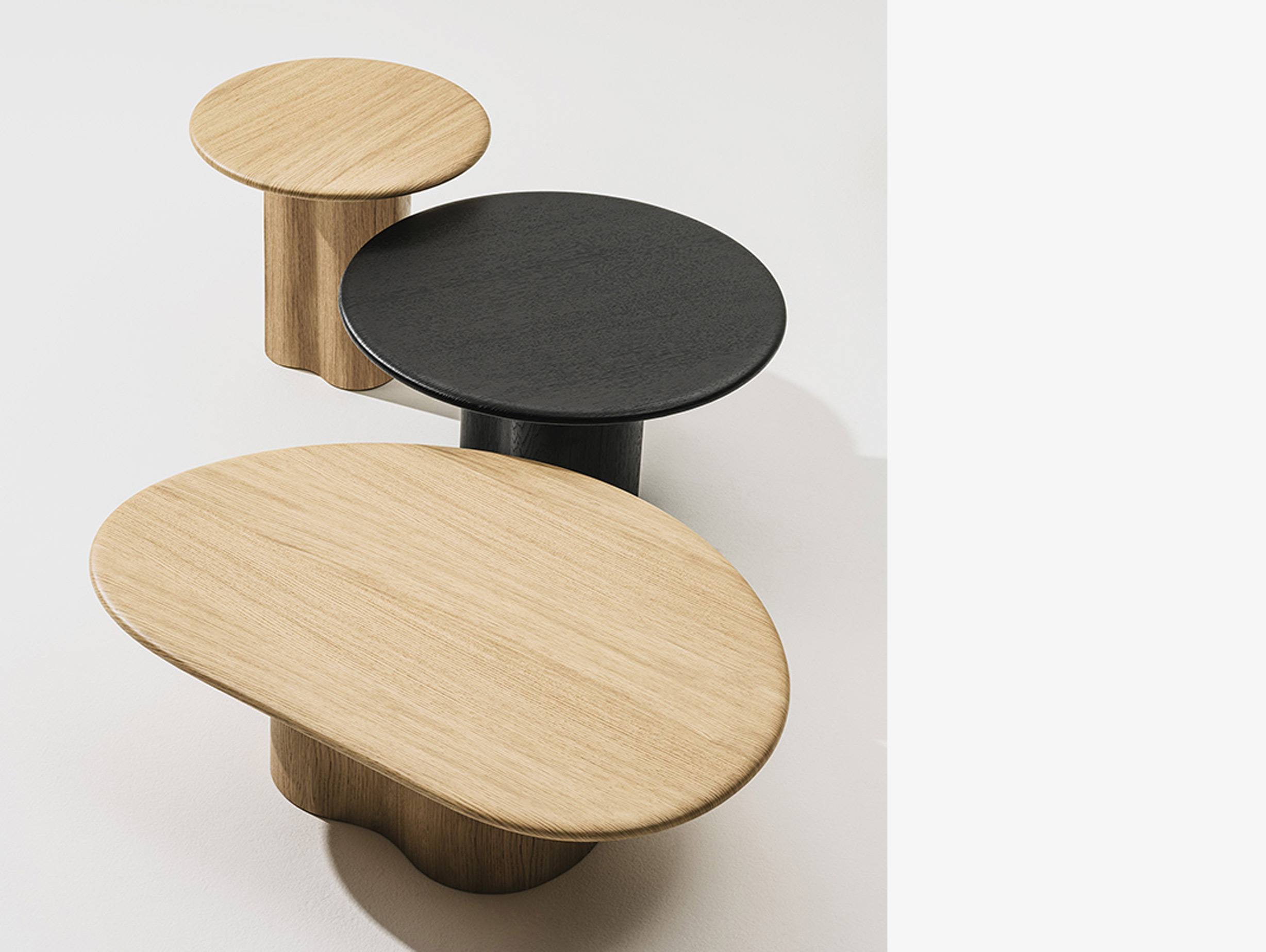 Arper ghia table central base lifestyle