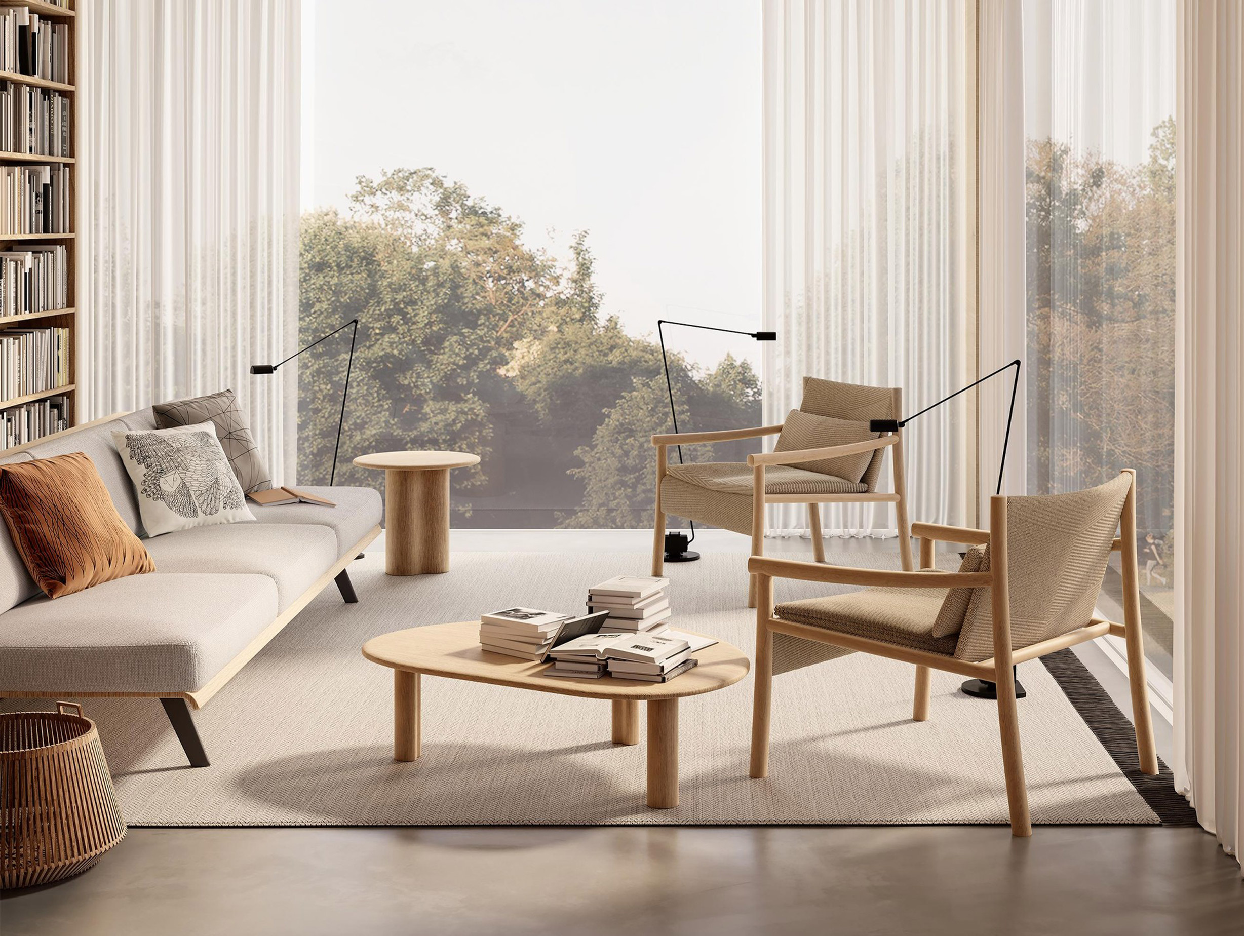 Arper lievore altherr kata lounge chair lifestyle