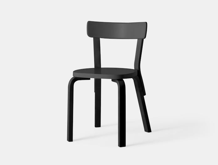 Artek Chair 69 Palmio Black Alvar Aalto