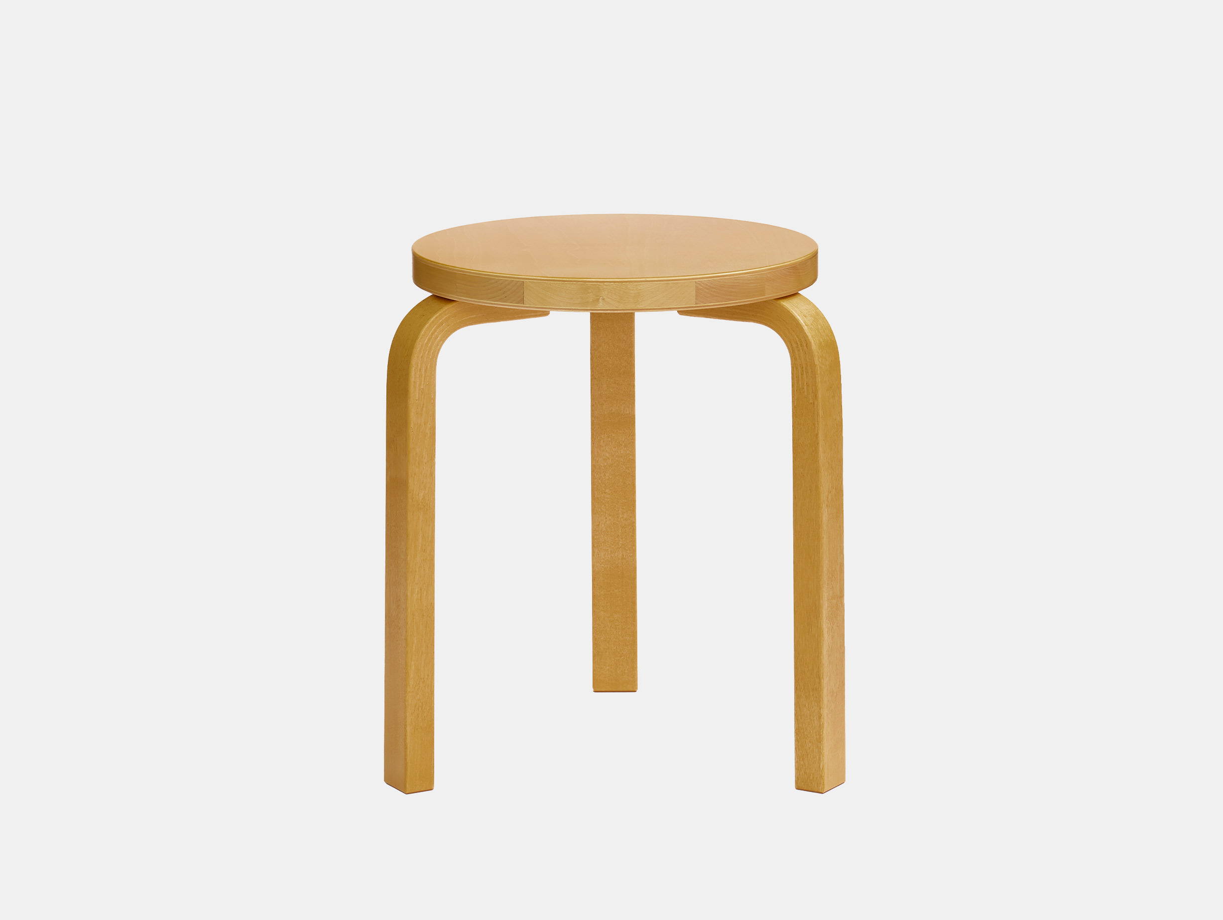 Artek alvar aalto stool 60 honey lacquered birch