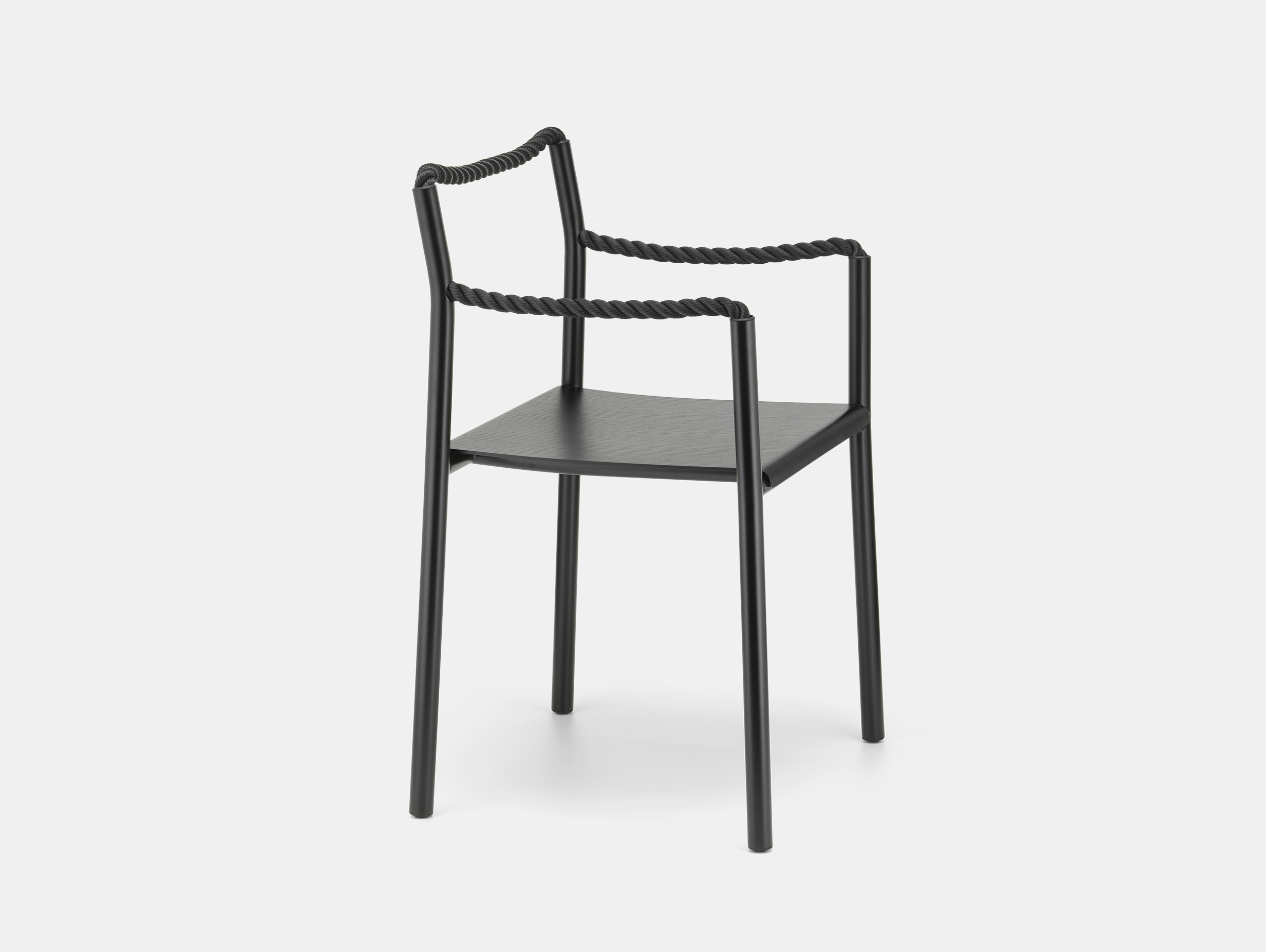 Artek rope chair black 2