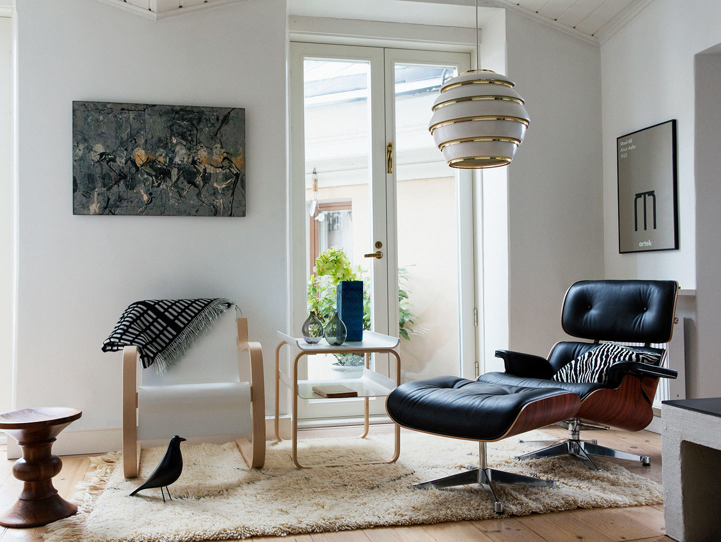 Artek A331 Beehive Pendant Light Brass 2 Alvar Aalto