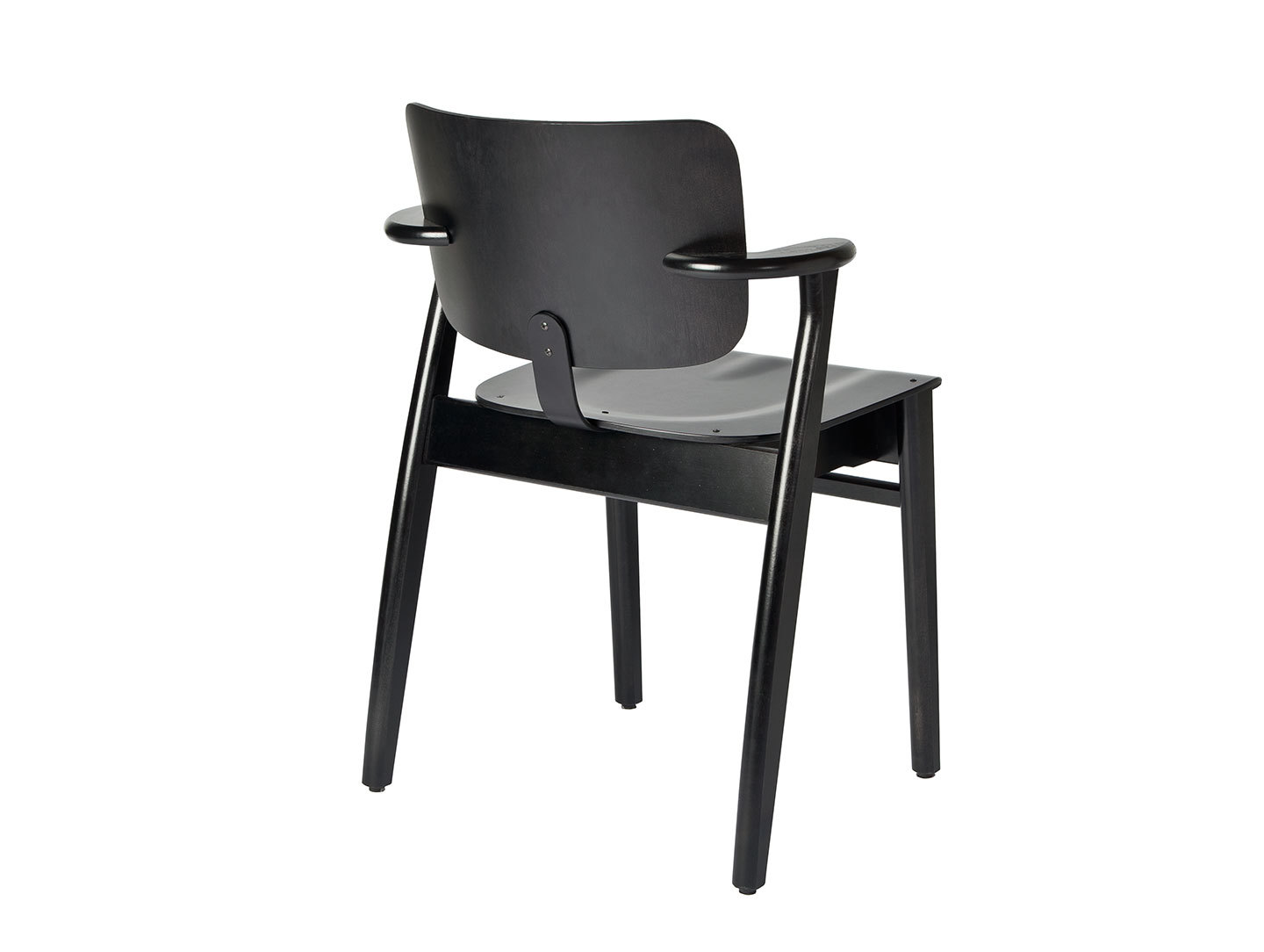 Artek Domus Chair Black Back Ilmari Tapiovaara