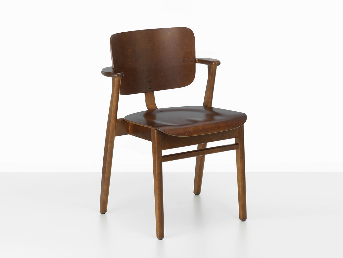 Artek Domus Chair Walnut Stained Ilmari Tapiovaara