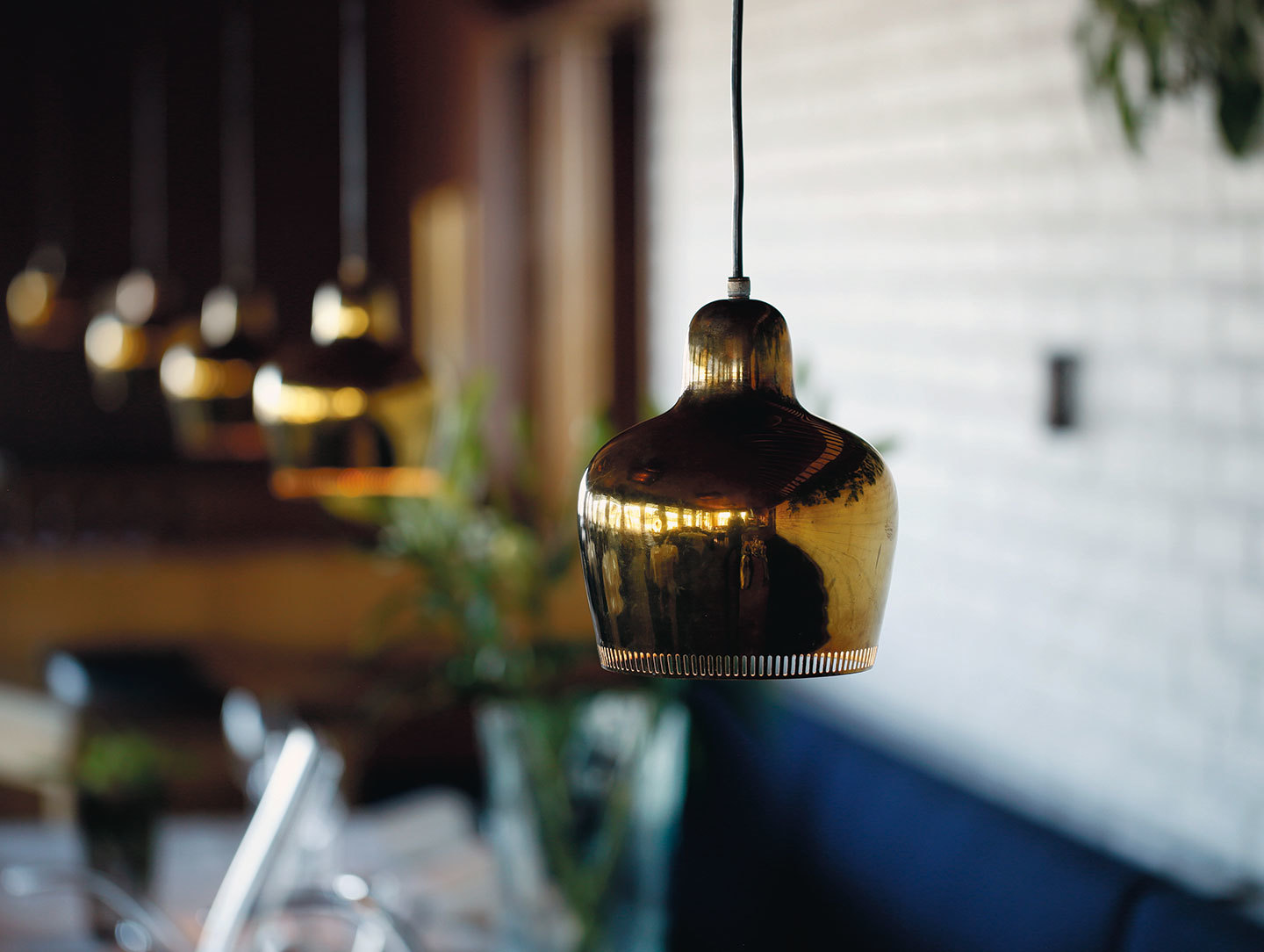 Artek Golden Bell Pendant Light A330 S Brass 3 Alvar Aalto
