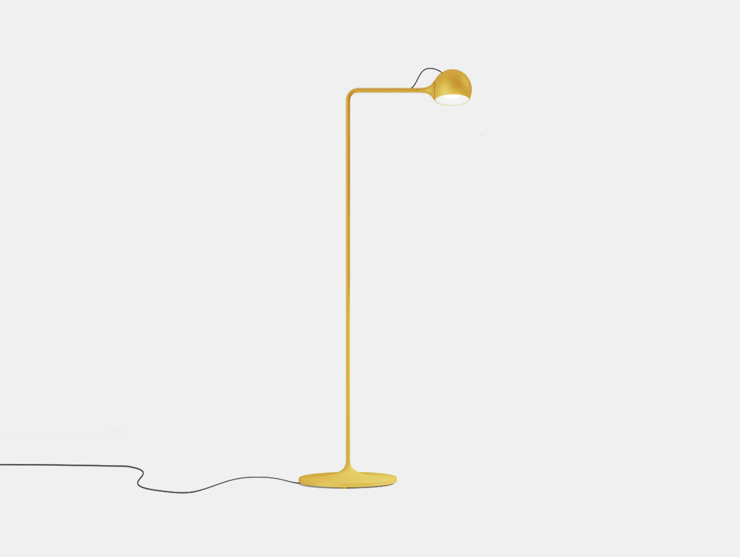 Artemide foster partners ixa reading floor lamp yellow