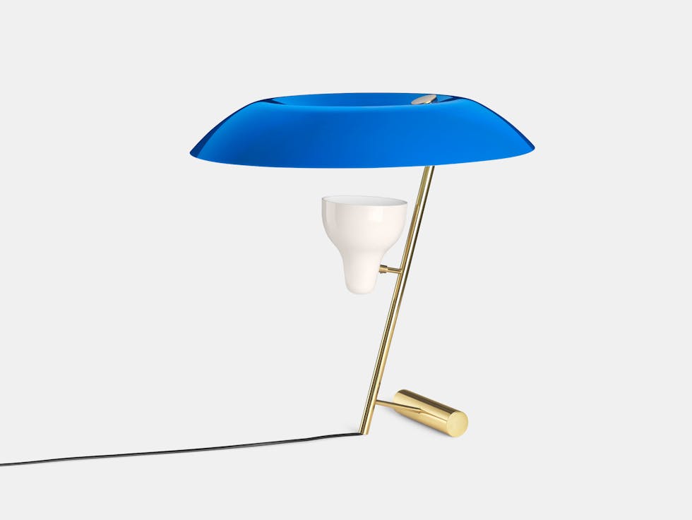 Astep Model 548 Table Light Azure Gino Sarfatti