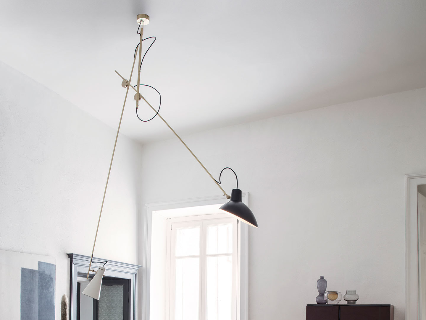 Astep Vv Cinquanta Suspension Brass White Black Light