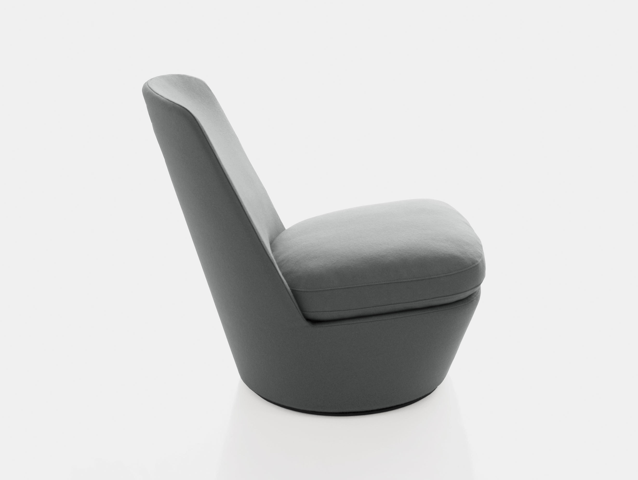 Bensen pre swivel chair grey side