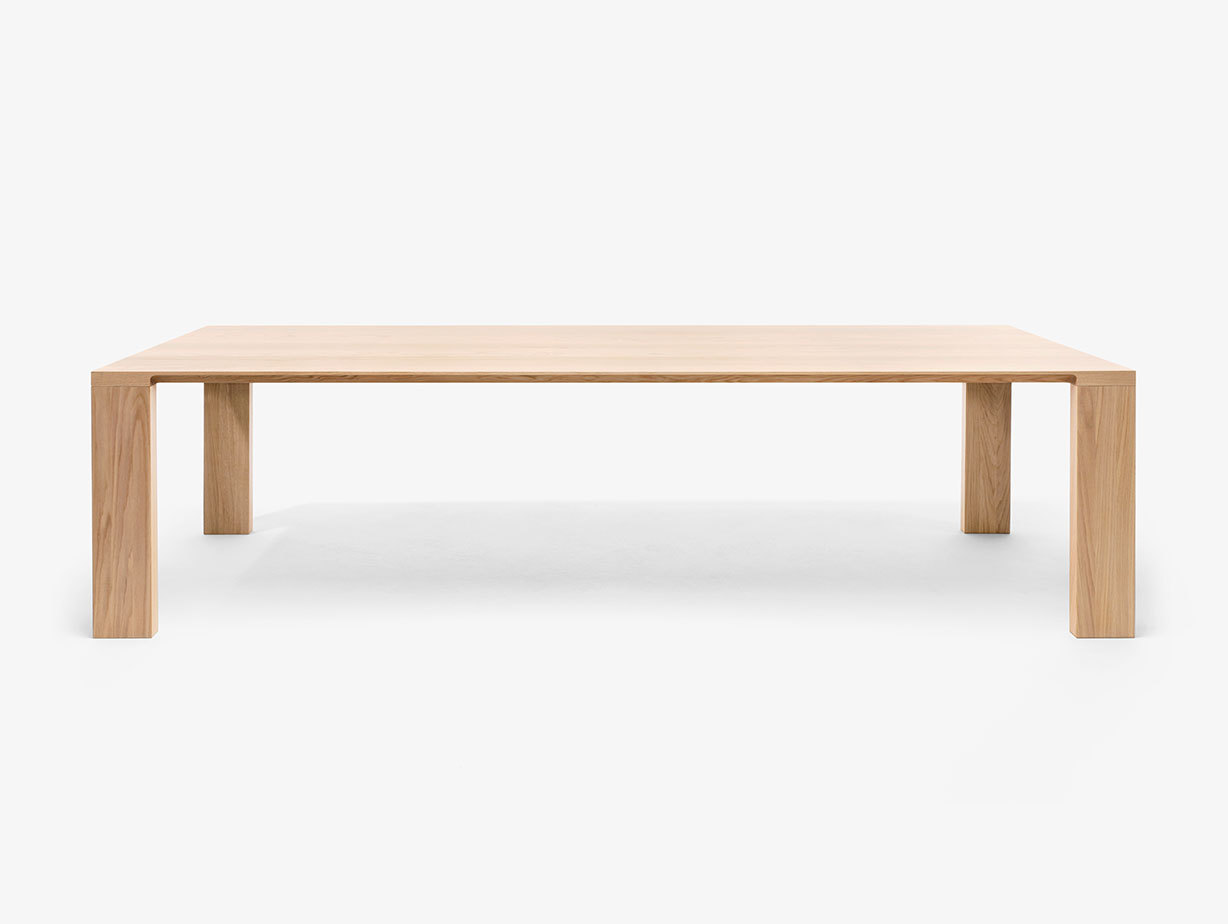 Bensen radii table oak side