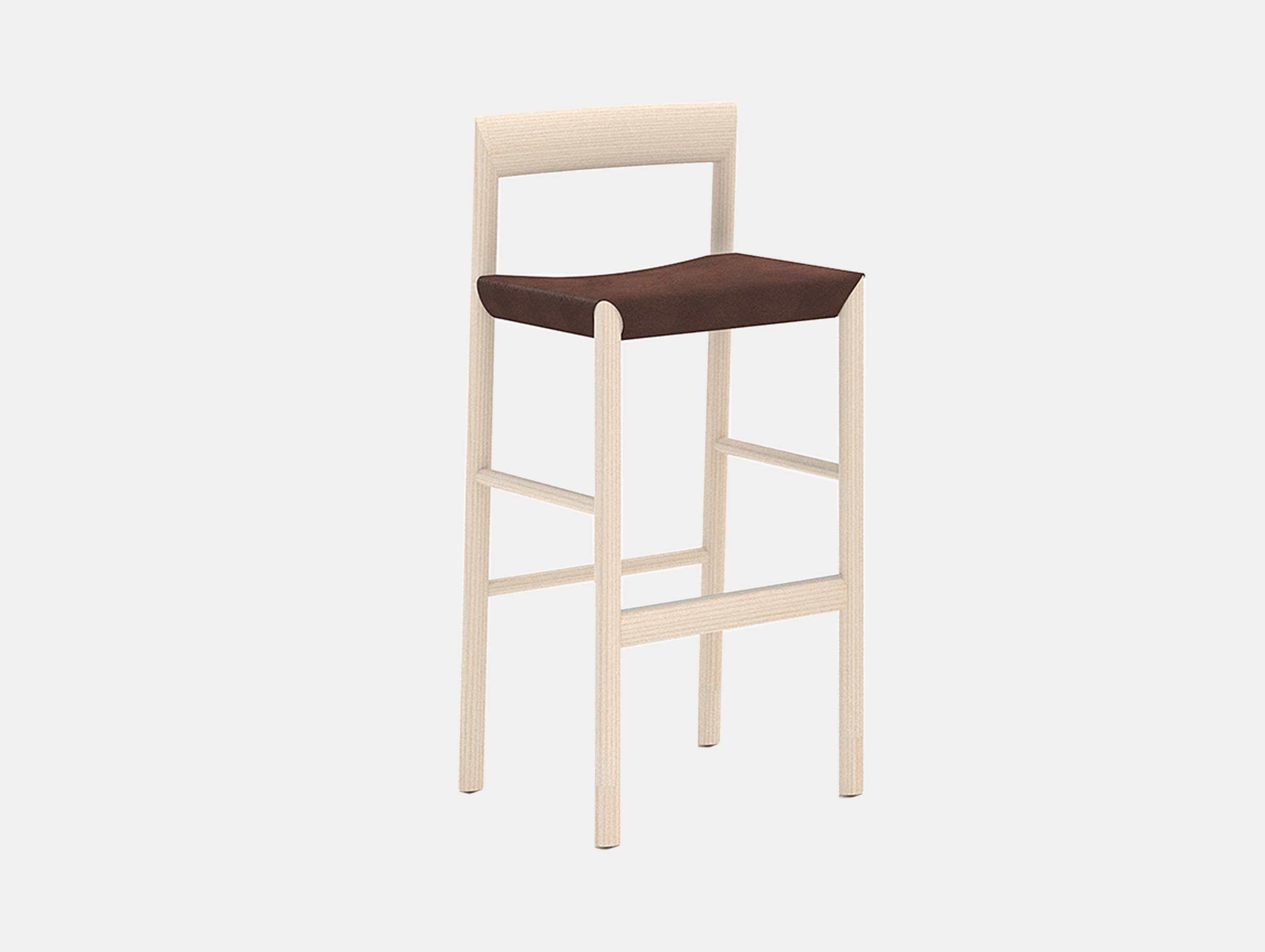 Bensen stax stool ash toscano brown