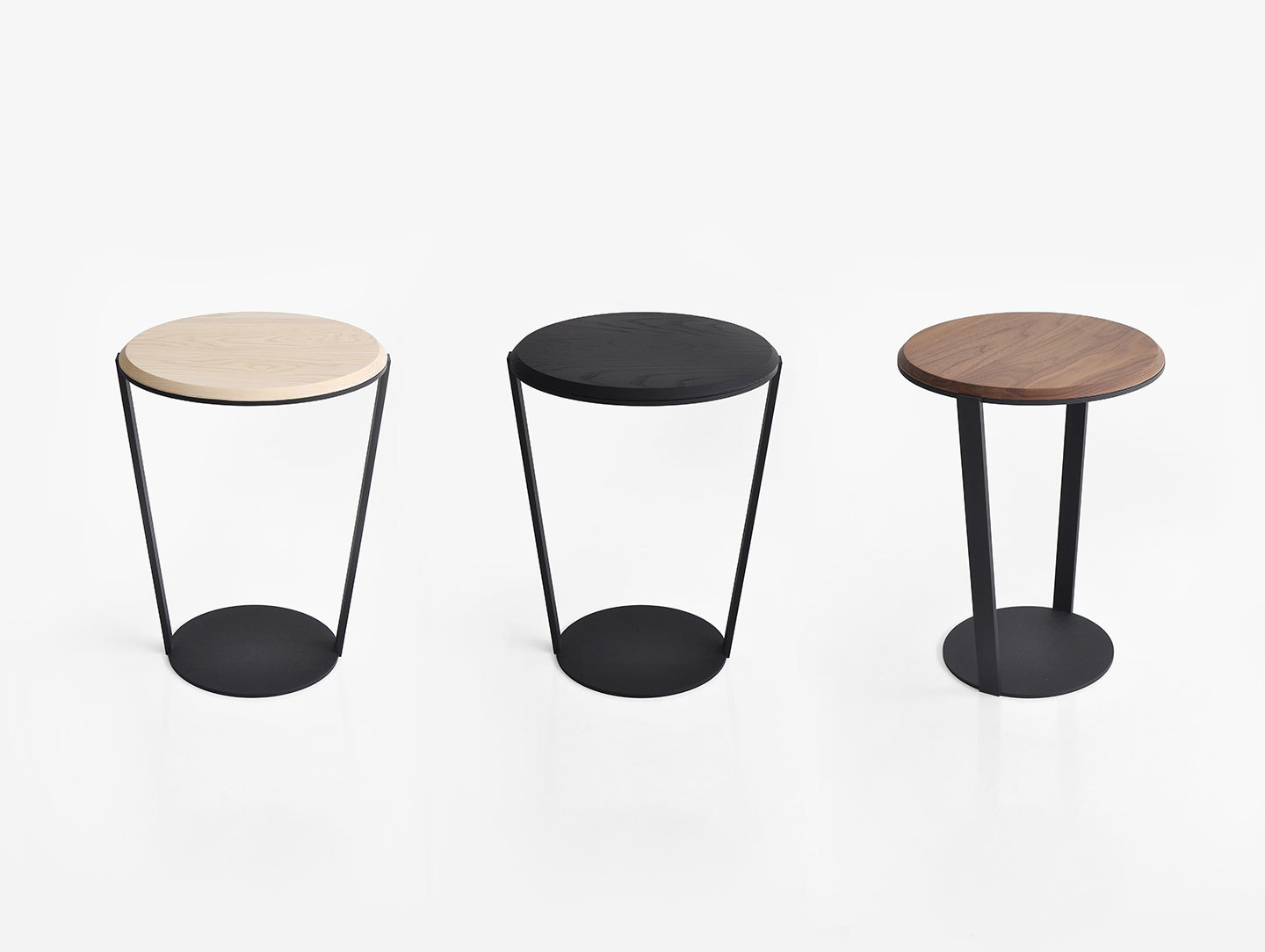 Bensen around side table ash walnut