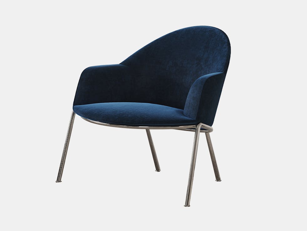 Bensen circa lounge chair armrests chrome nobilis 14