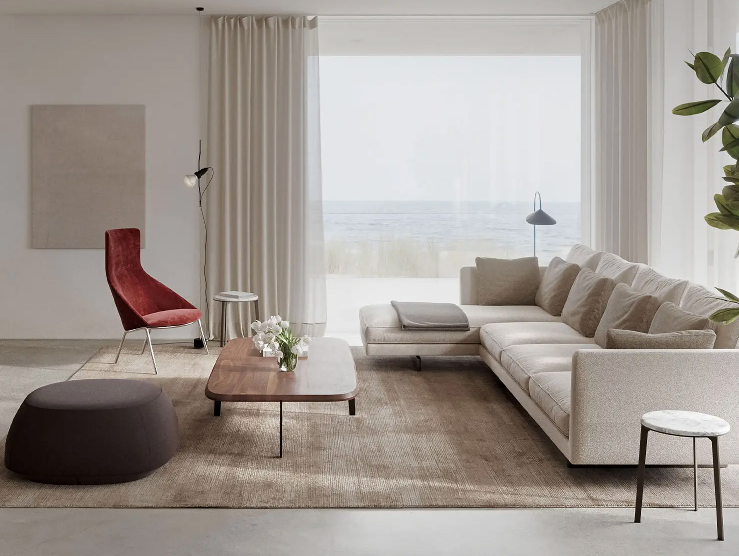 Bensen niels bendtsen circa highback lounge chair lifestyle 6