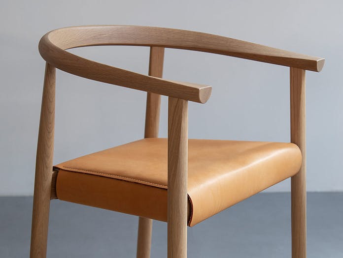 Bensen tokyo chair detail oak