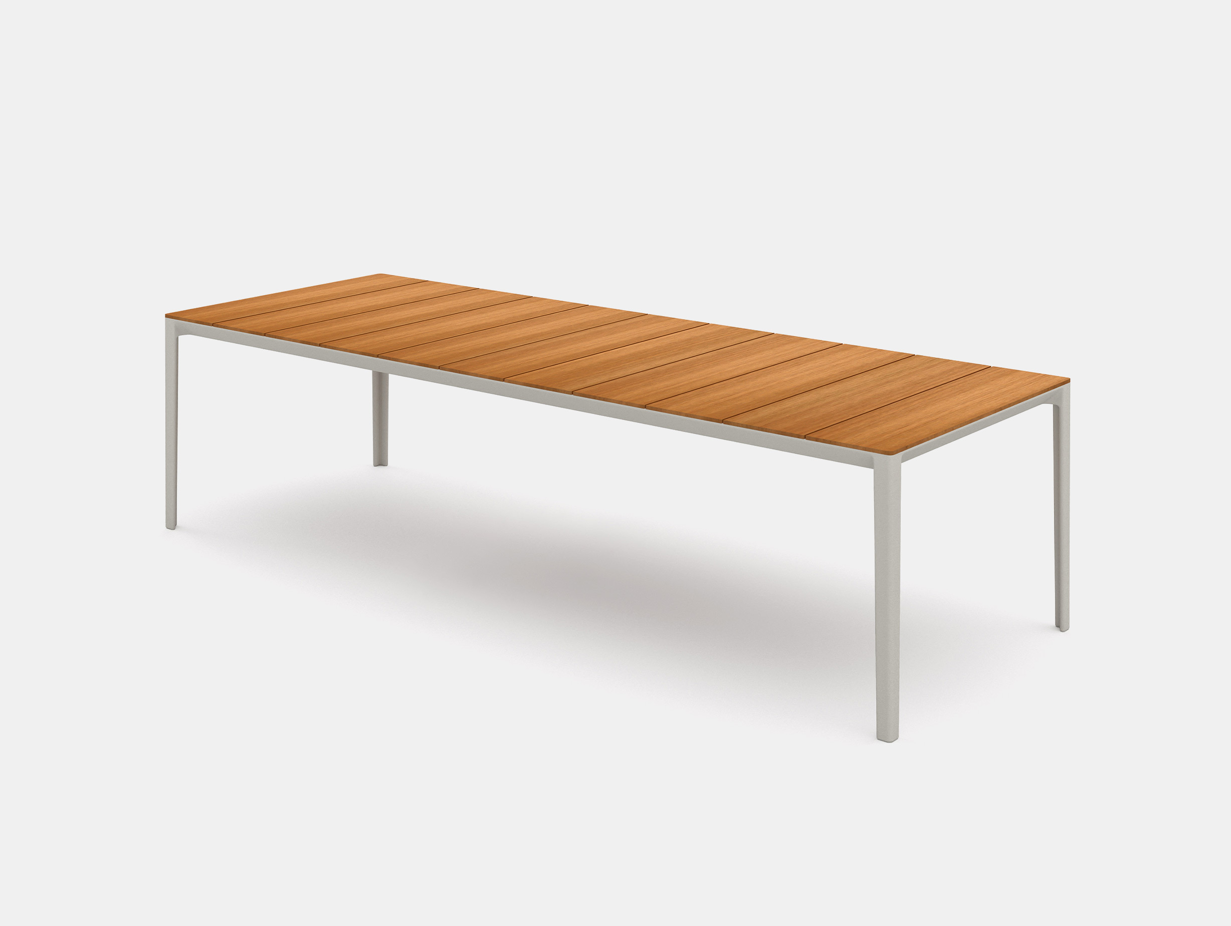 Bensen able outdoor dining table sand grey