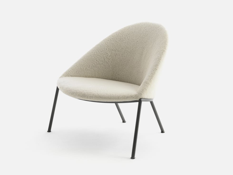 Circa Lounge Chair, Metal Base image