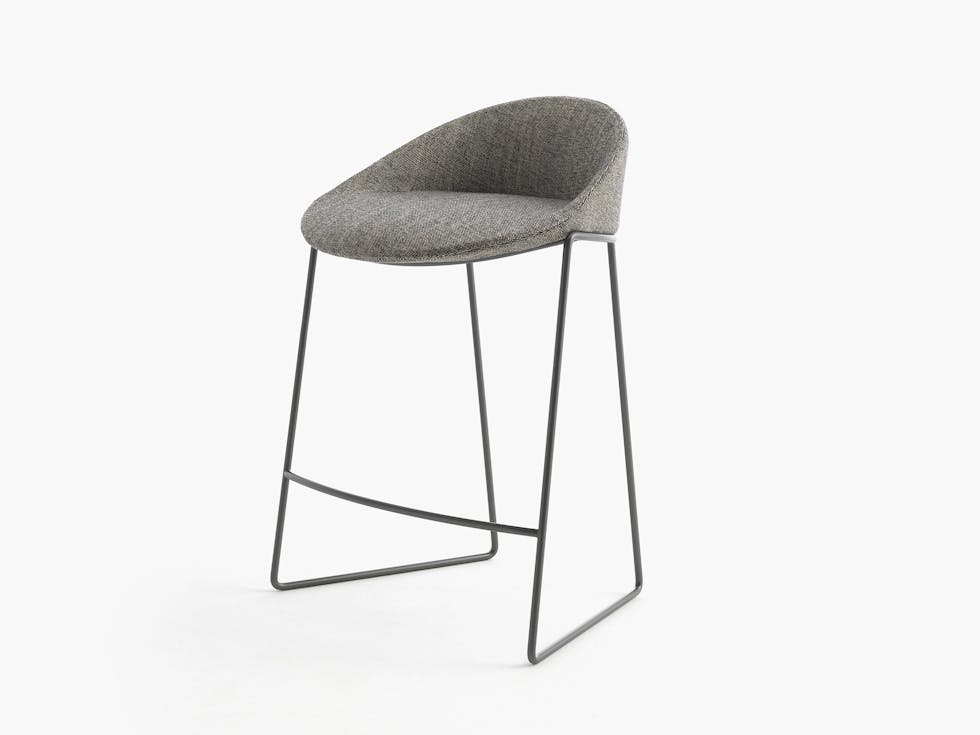 Bensen circa stool graphite base Bensen circa stool graphite base