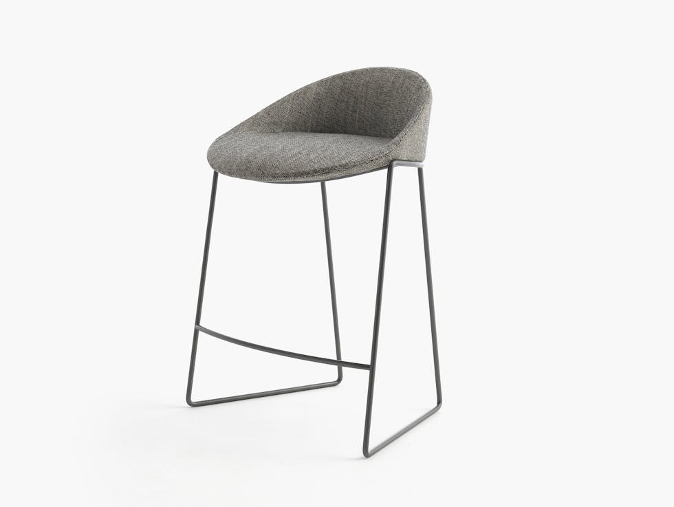 Bensen circa stool graphite base