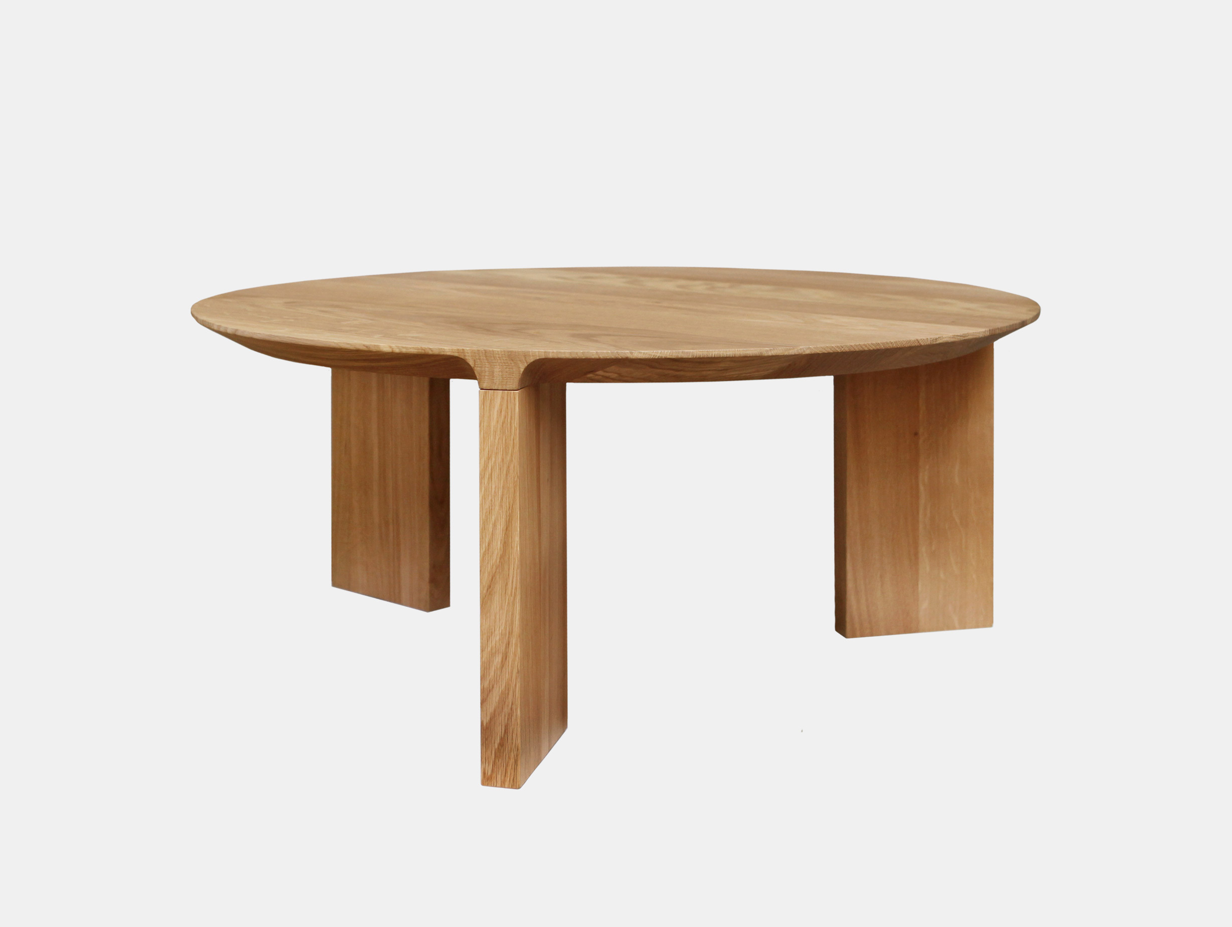 Bensen neils bendtsen radii coffee table oak 80x35