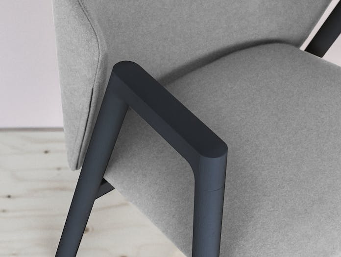 Bensen Pub Chair Arm Detail