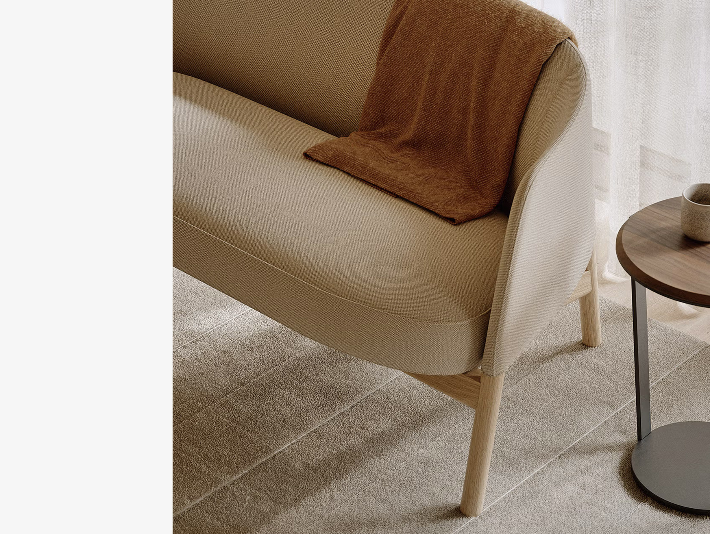 Bensen neils bentsen collar 2 seater sofa lifestyle