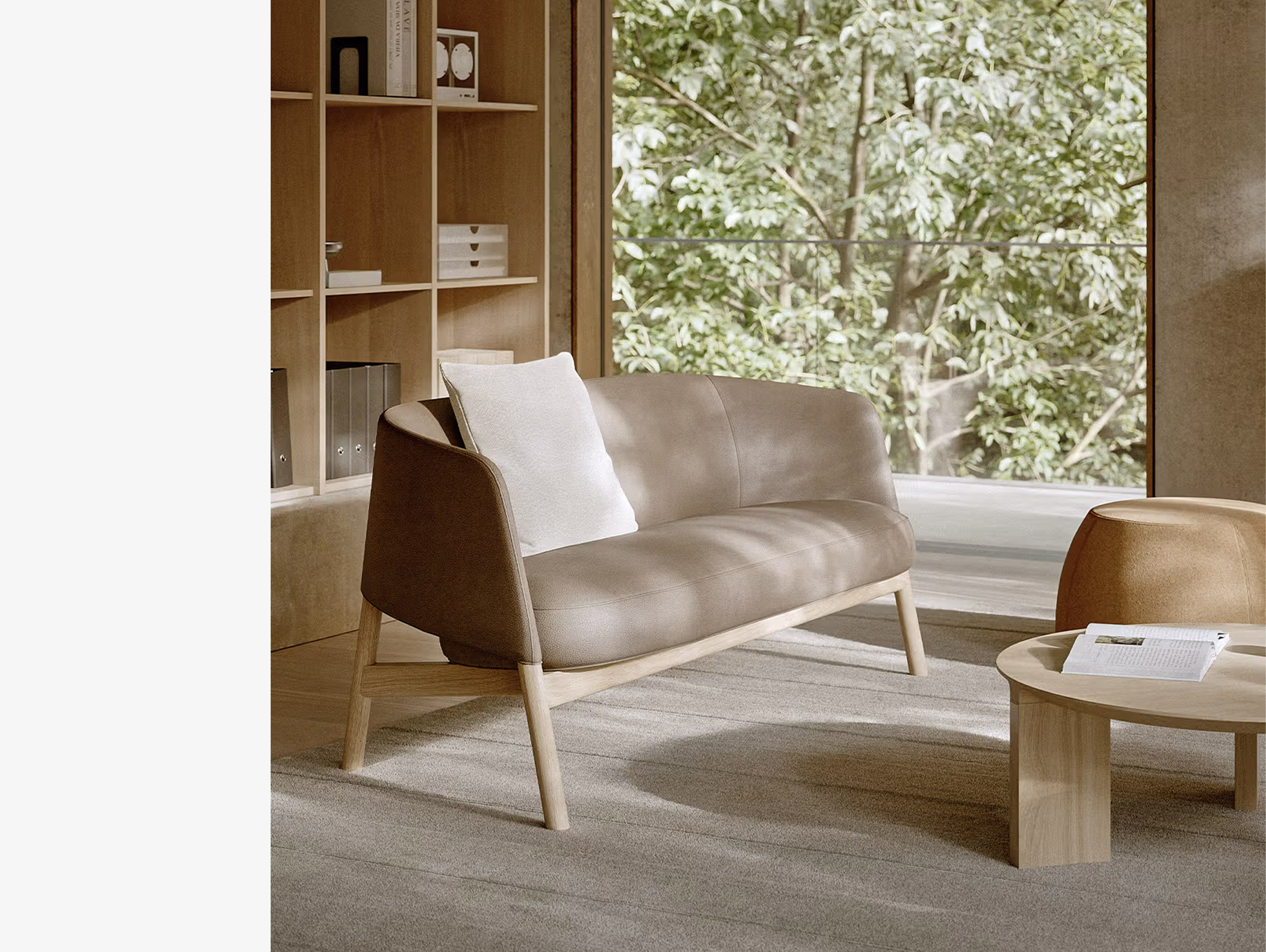 Bensen neils bentsen collar 2 seater sofa lifestyle3