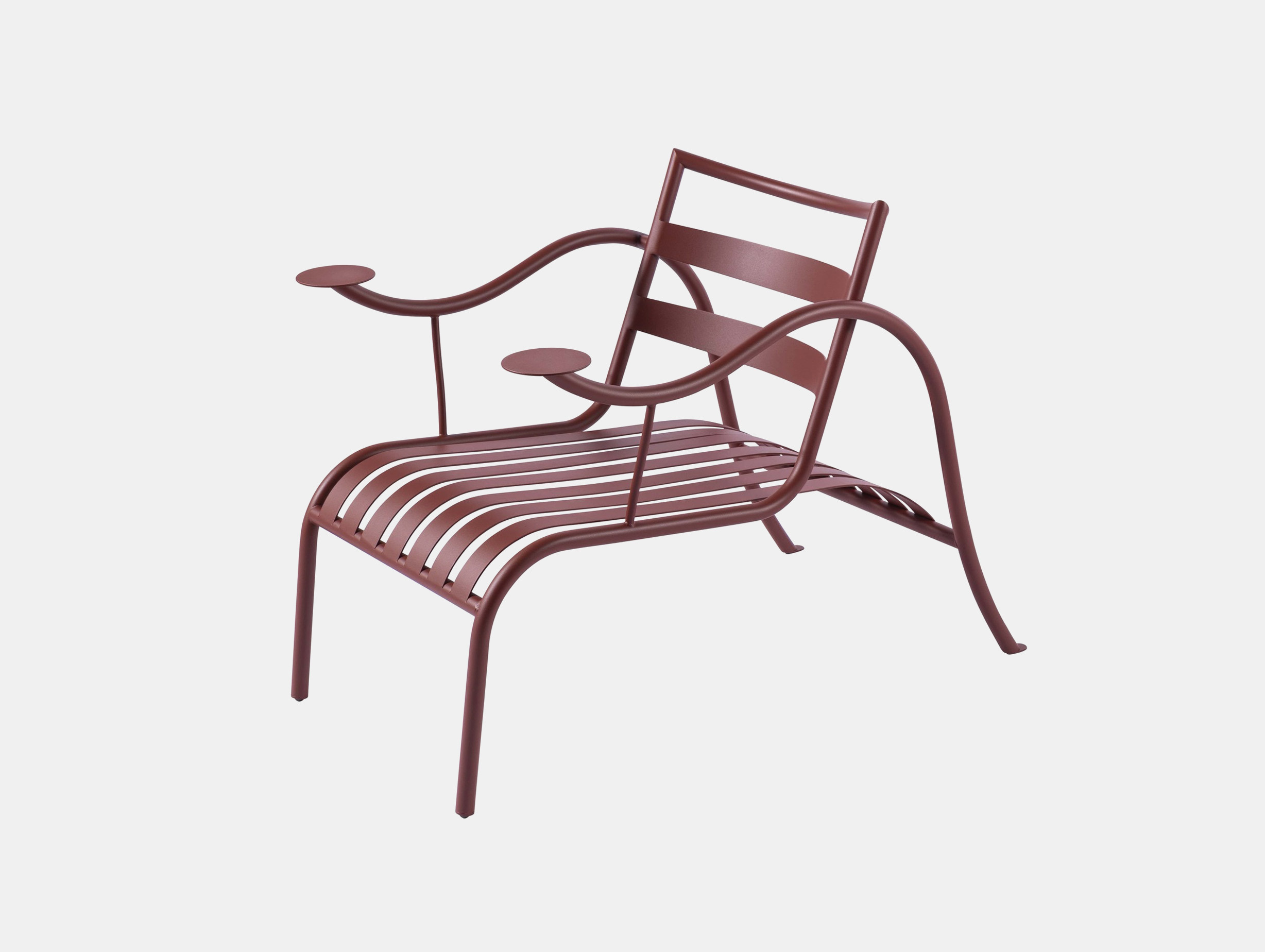 Cappellini Thinking Mans Chair oxide red Jasper Morrison