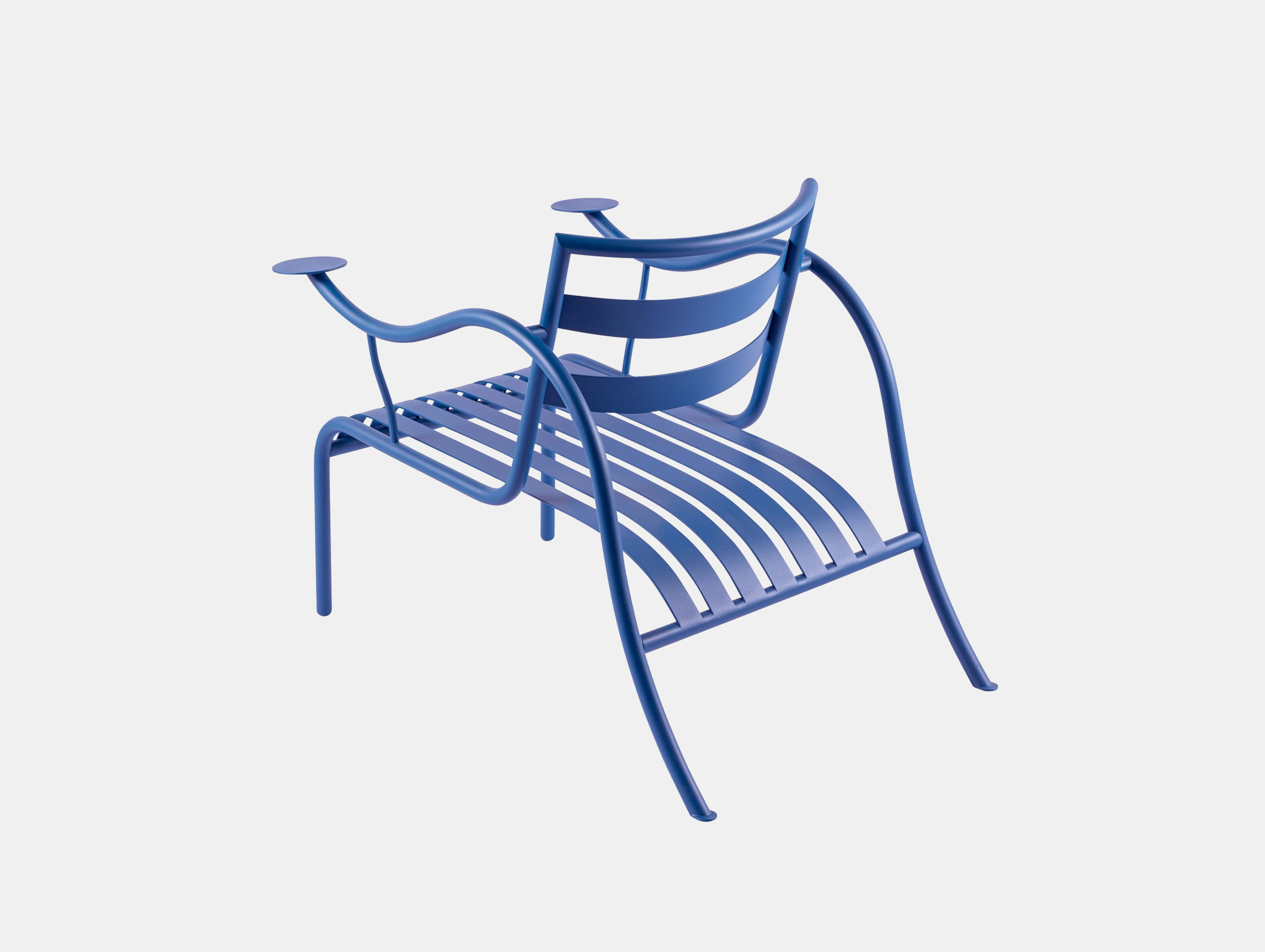 Cappellini Thinking Mans Chair violet blue Jasper Morrison