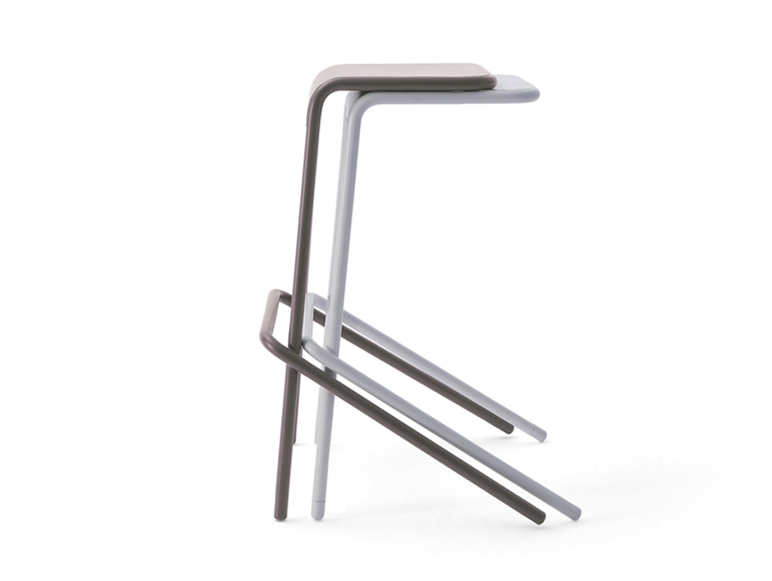 Cappellini alodia white mud stools lifestyle