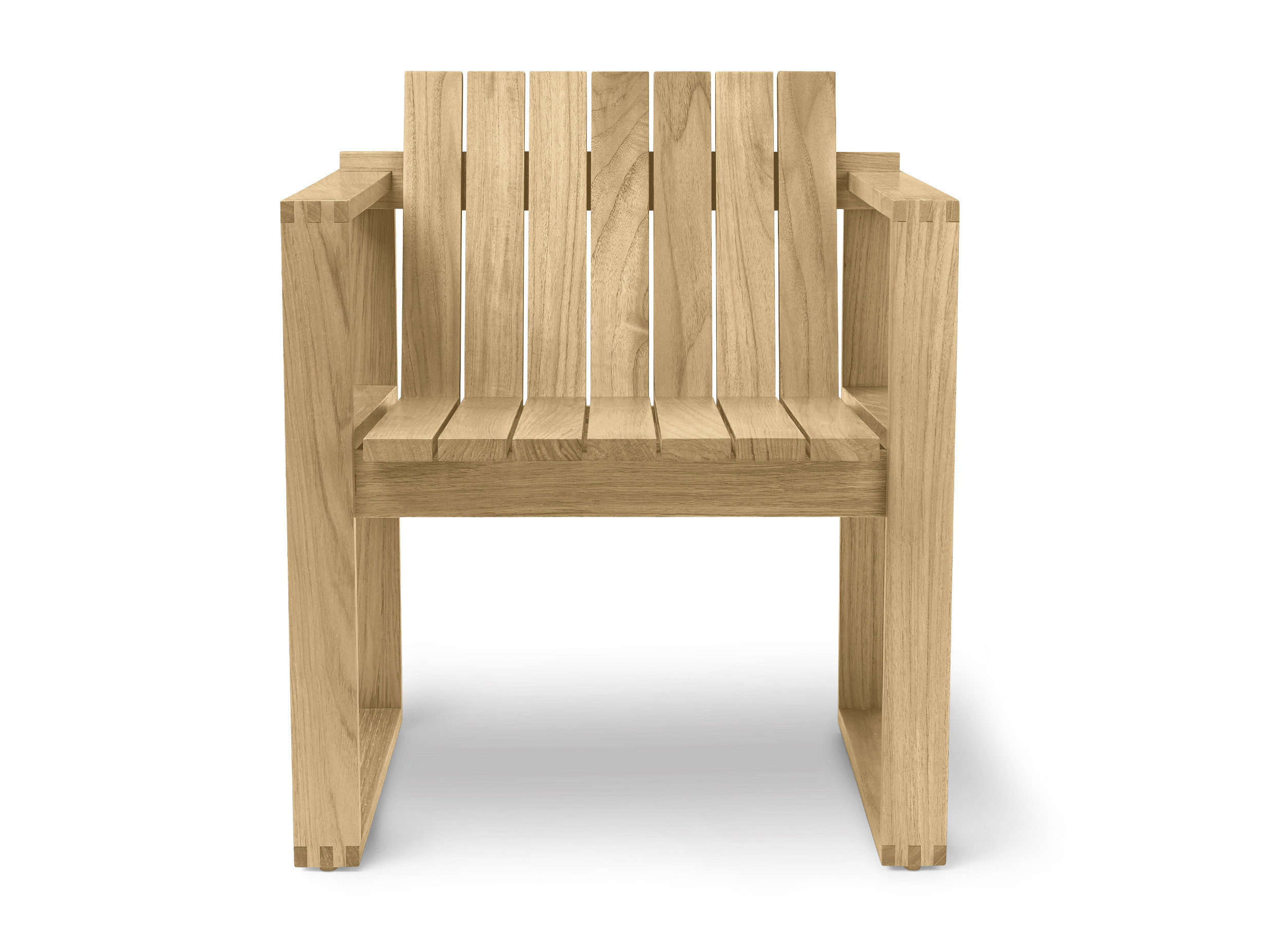 Carl hansen bodil kjaer bk10 untreated teak outdoor seat lifestyle