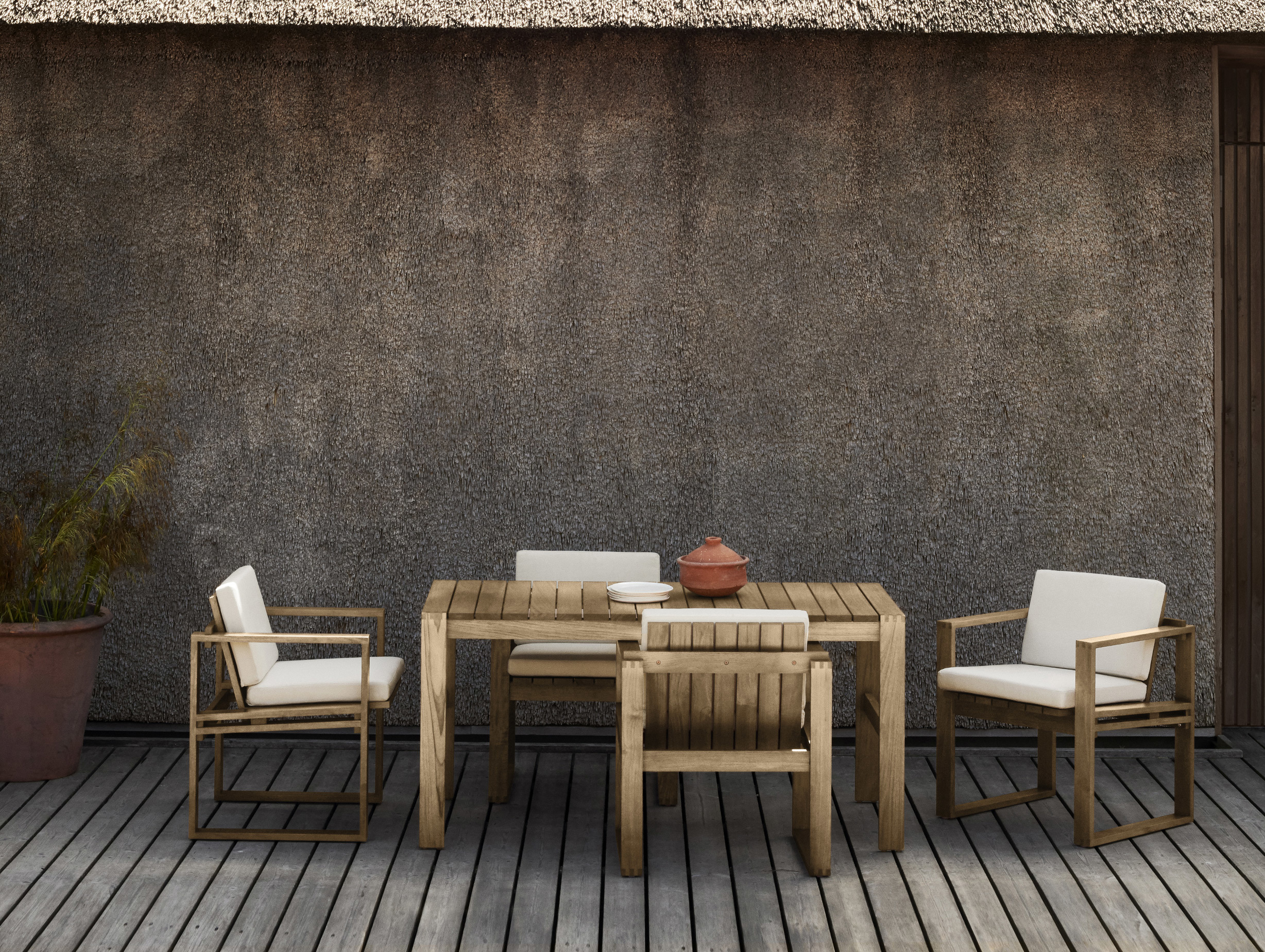 Carl hansen bodil kjaer outdoor untreated oak lifestyle bk10 bk15