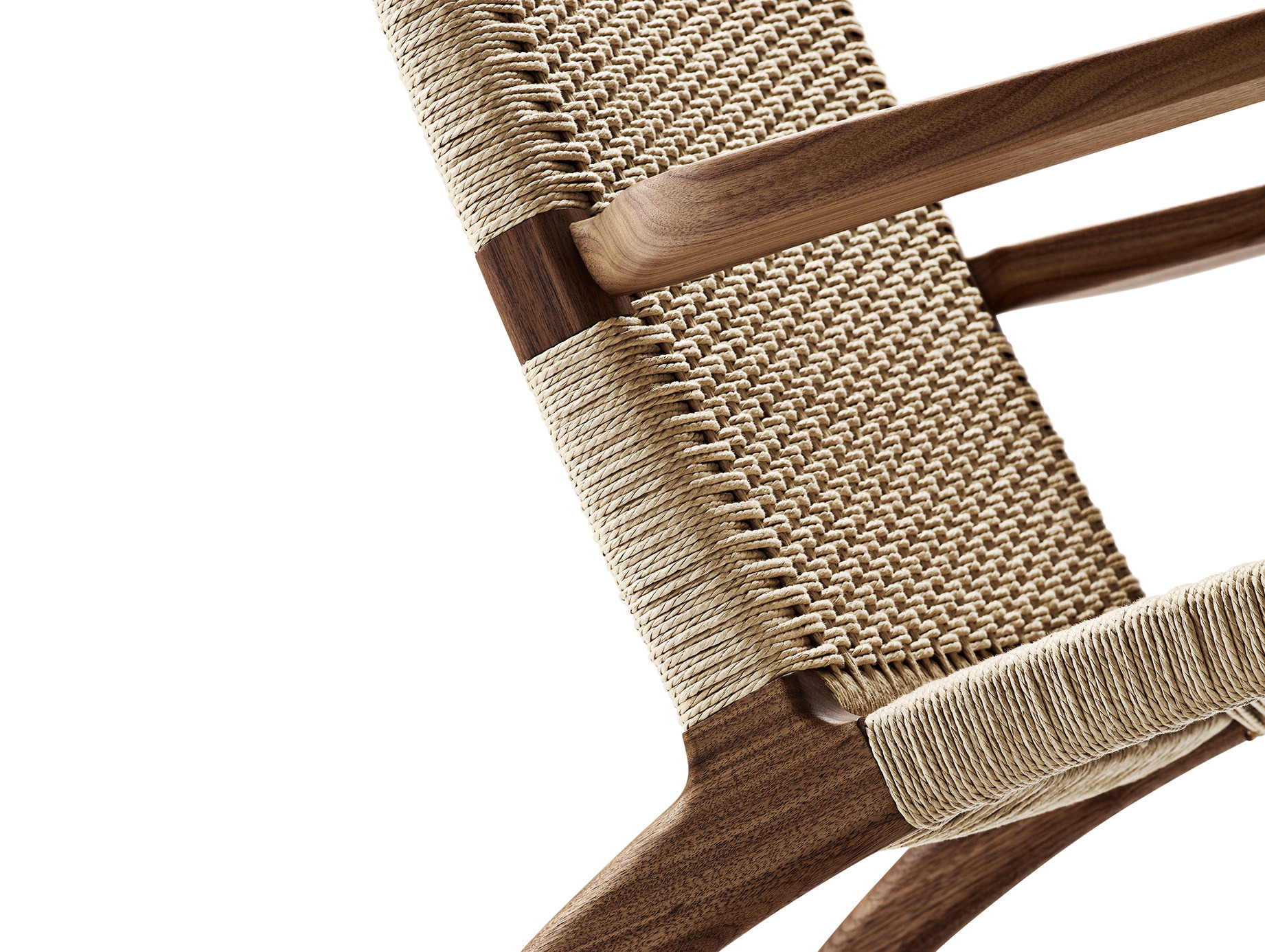 Carl hansen ch25 chair walnut cls