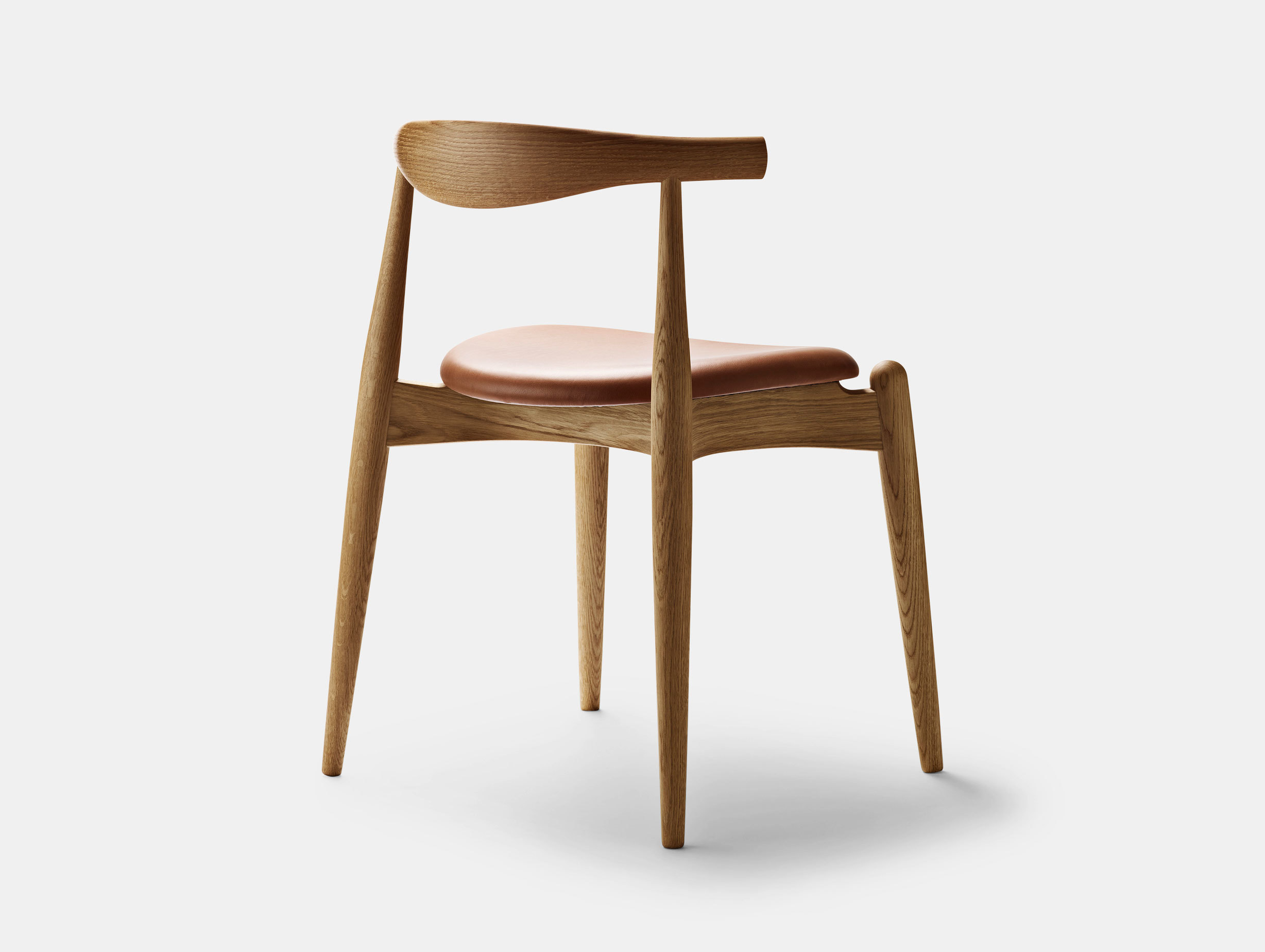 Carl Hansen Ch20 Elbow Chair Oak Oil Sif95 Back