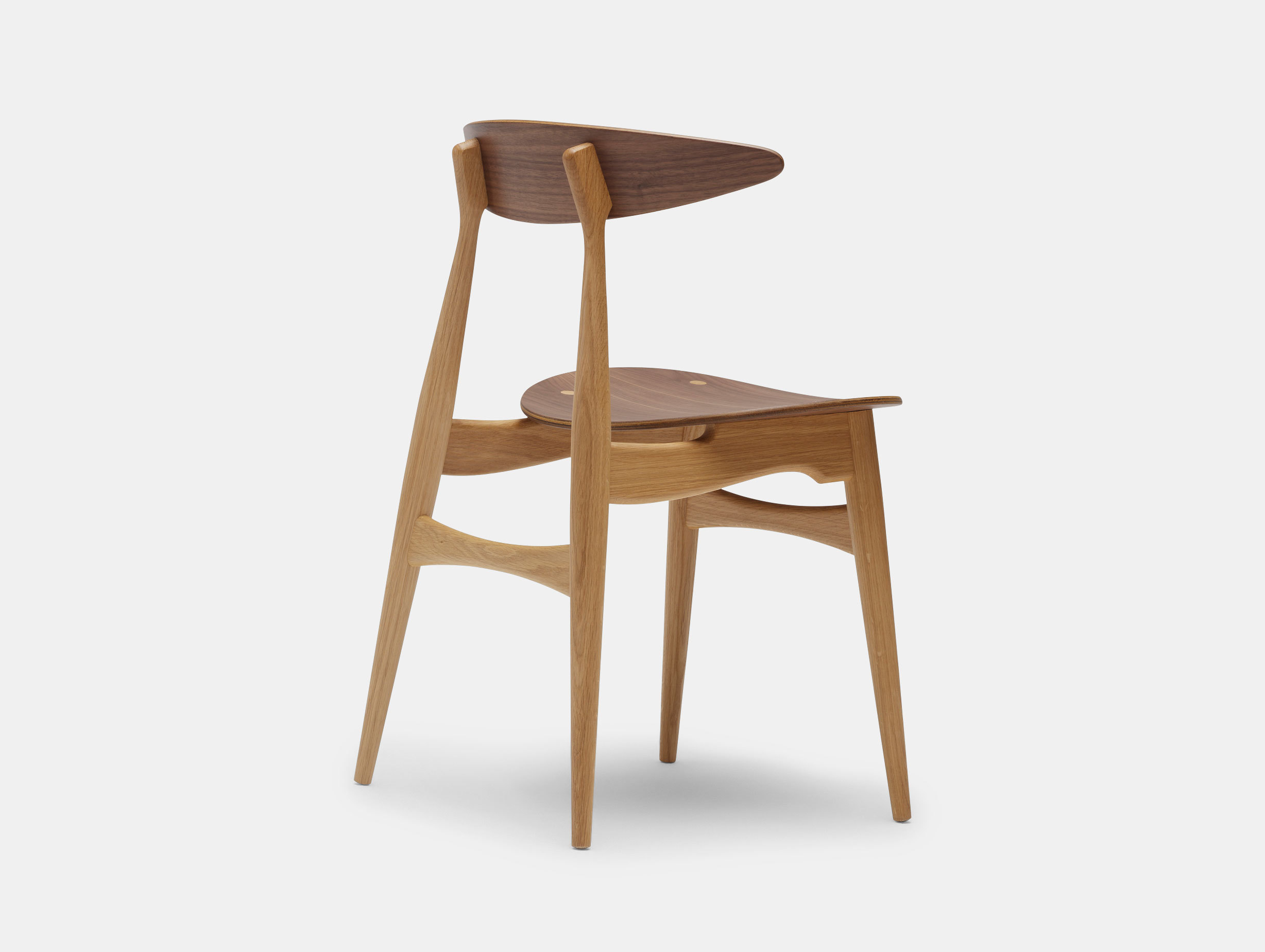 Carl Hansen Ch33 Chair Walnut Oak Back Hans Wegner