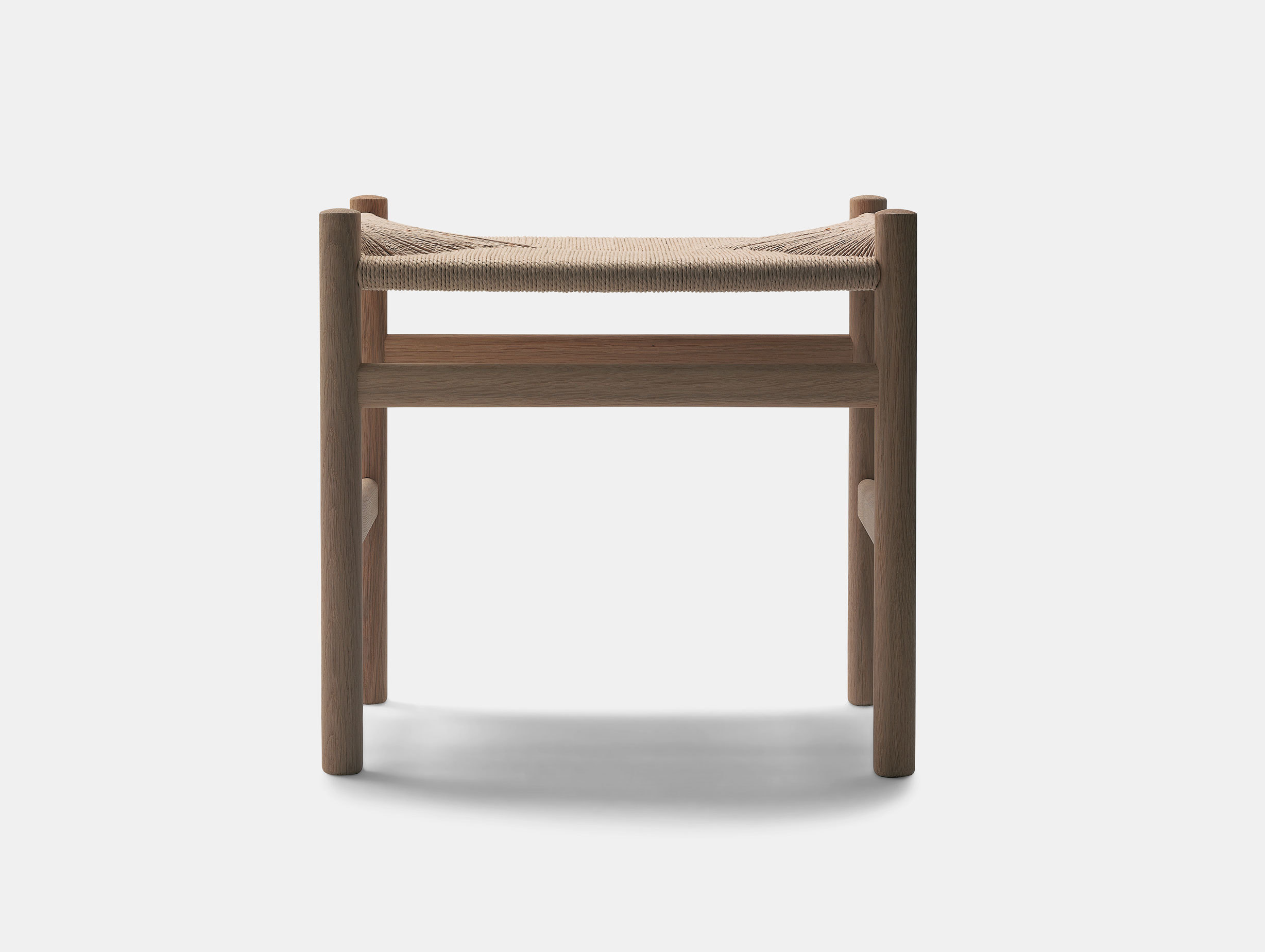 Carl Hansen Ch53 Stool Oak Hans Wegner