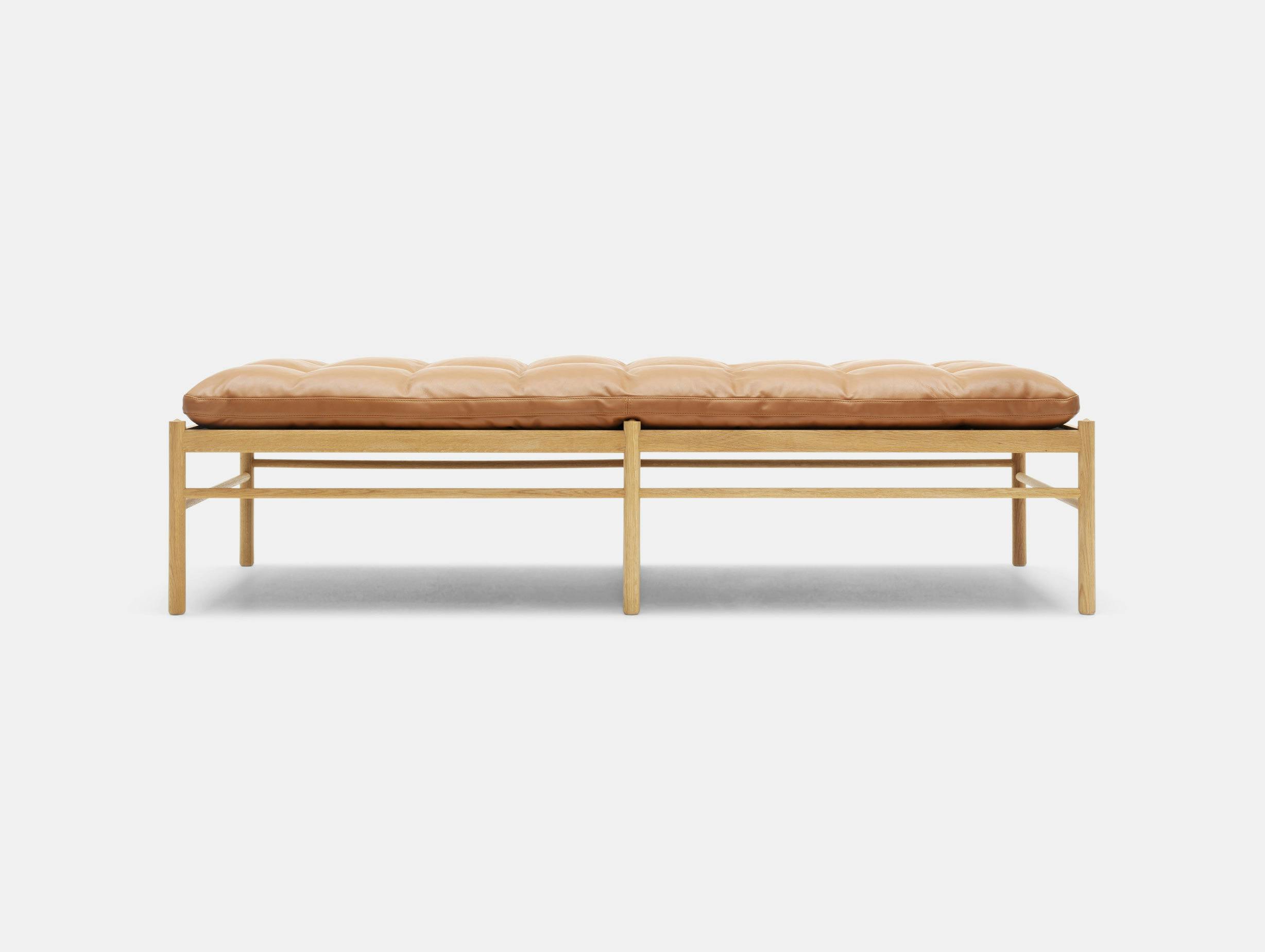 Carl Hansen Ow150 Daybed Oak Leather Ole Wanscher 2