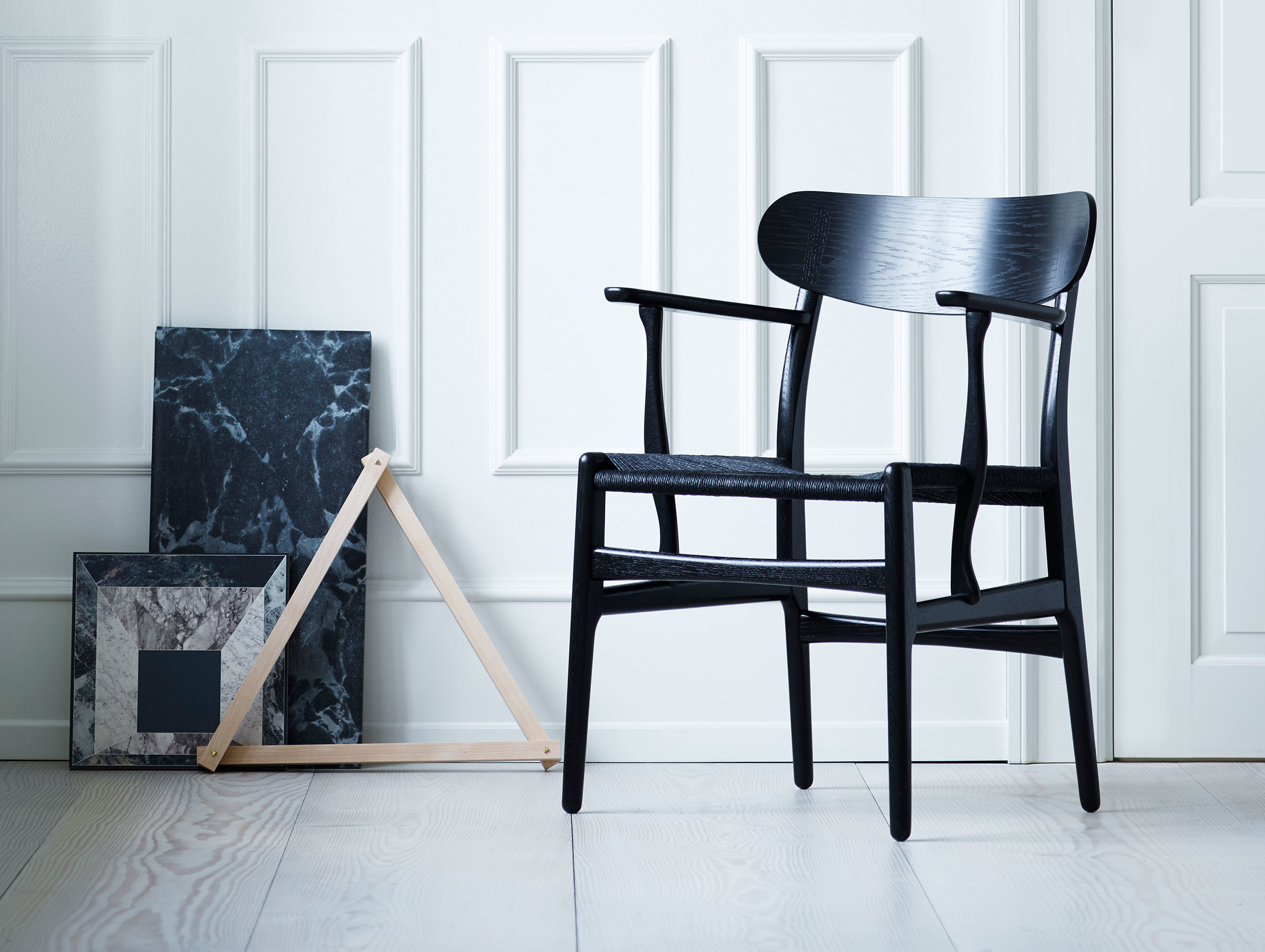 Carl Hansen Ch26 Oak Black Hans Wegner