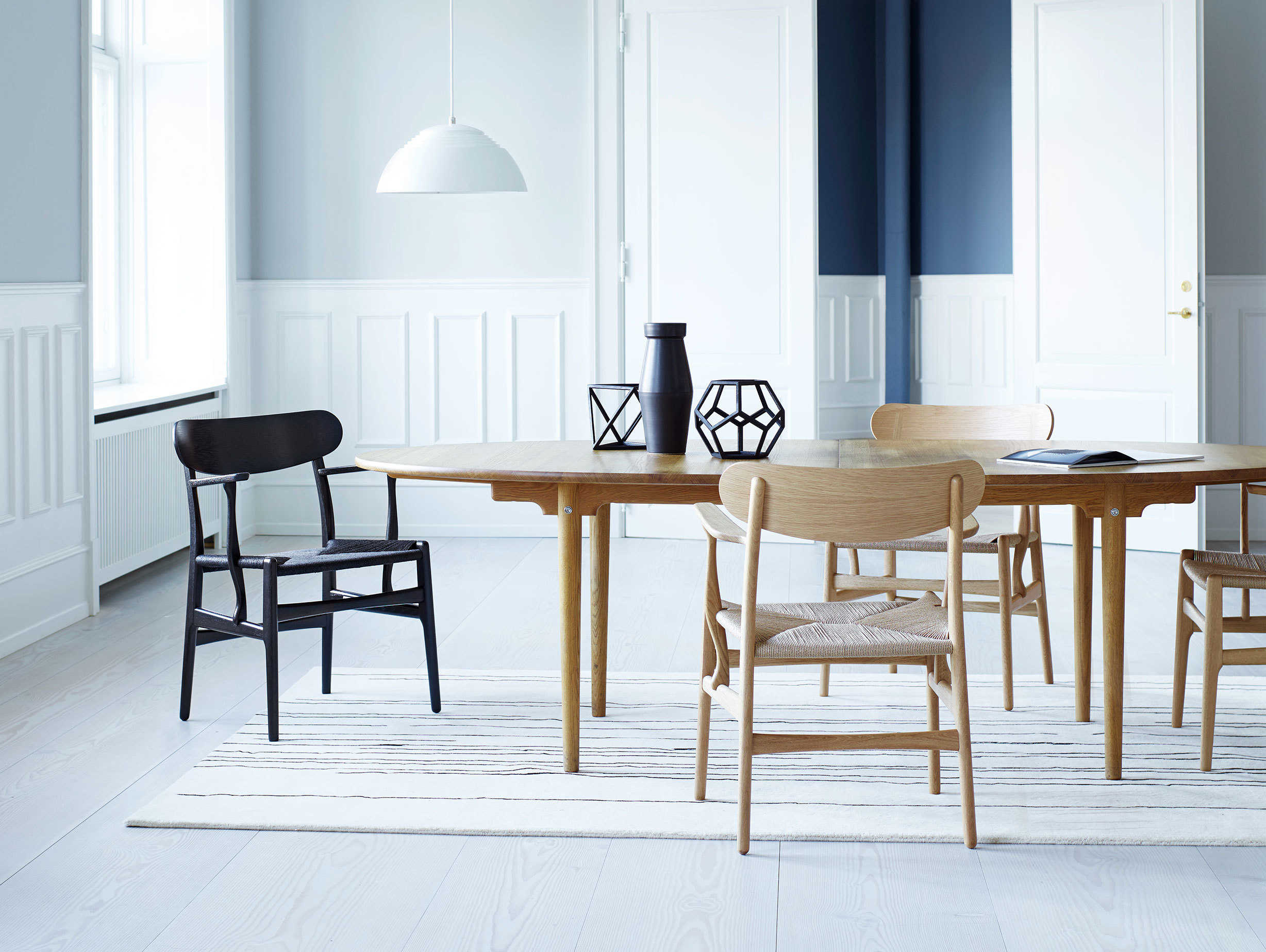 Carl Hansen Ch26 Oak Black Ch26 Oak Ch339 Oak