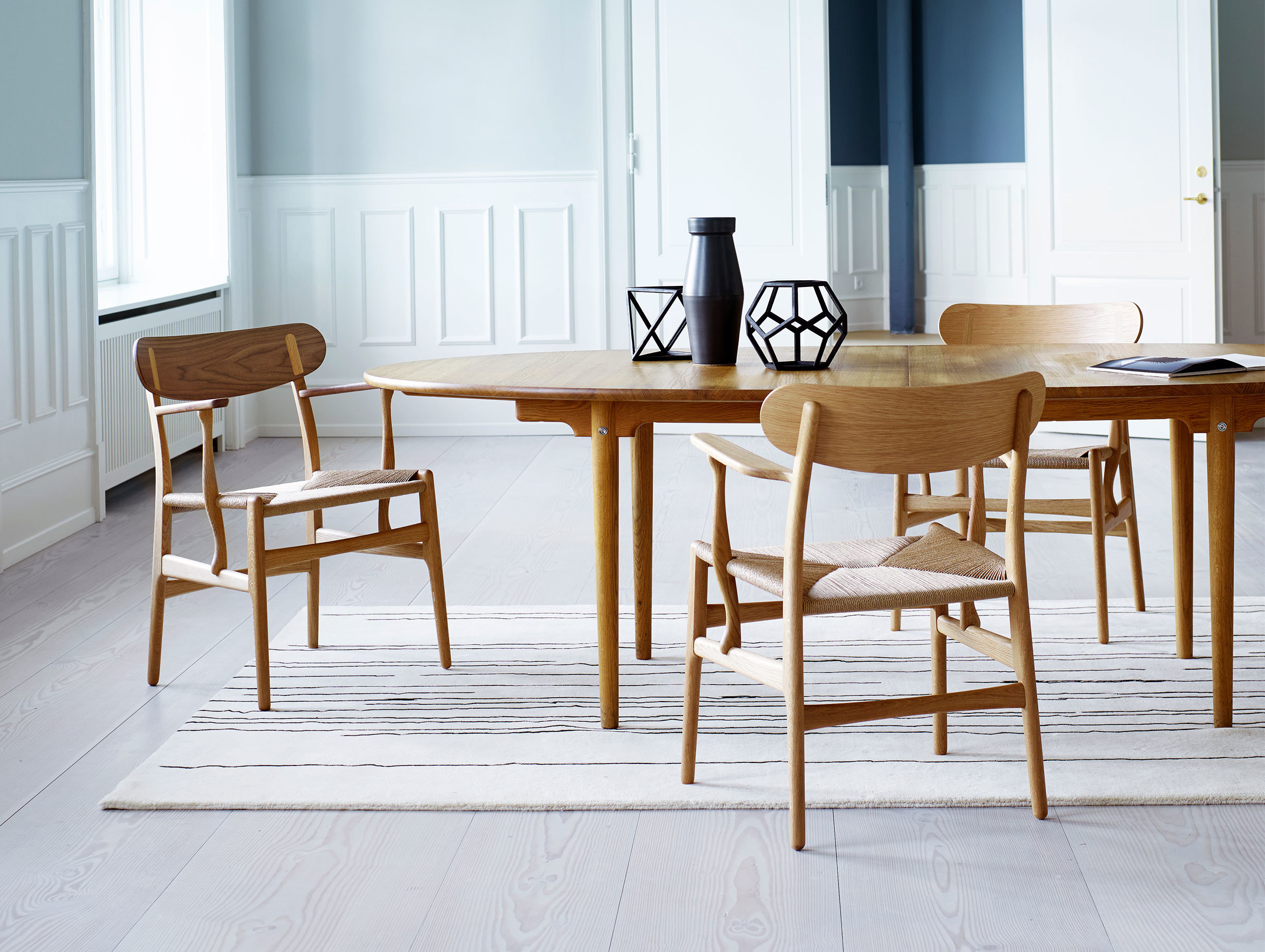 Carl Hansen Ch26 Walnut Oak Mix Ch26 Oak Ch339 Oak